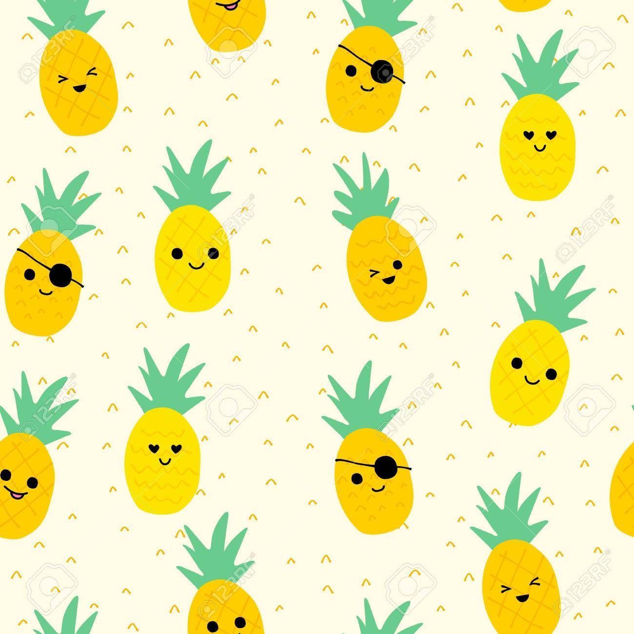 Cute Kawaii Pineapple Wallpapers - Top Free Cute Kawaii Pineapple ...