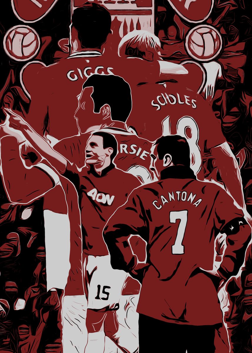 857x1200 Manchester United Legends' Poster