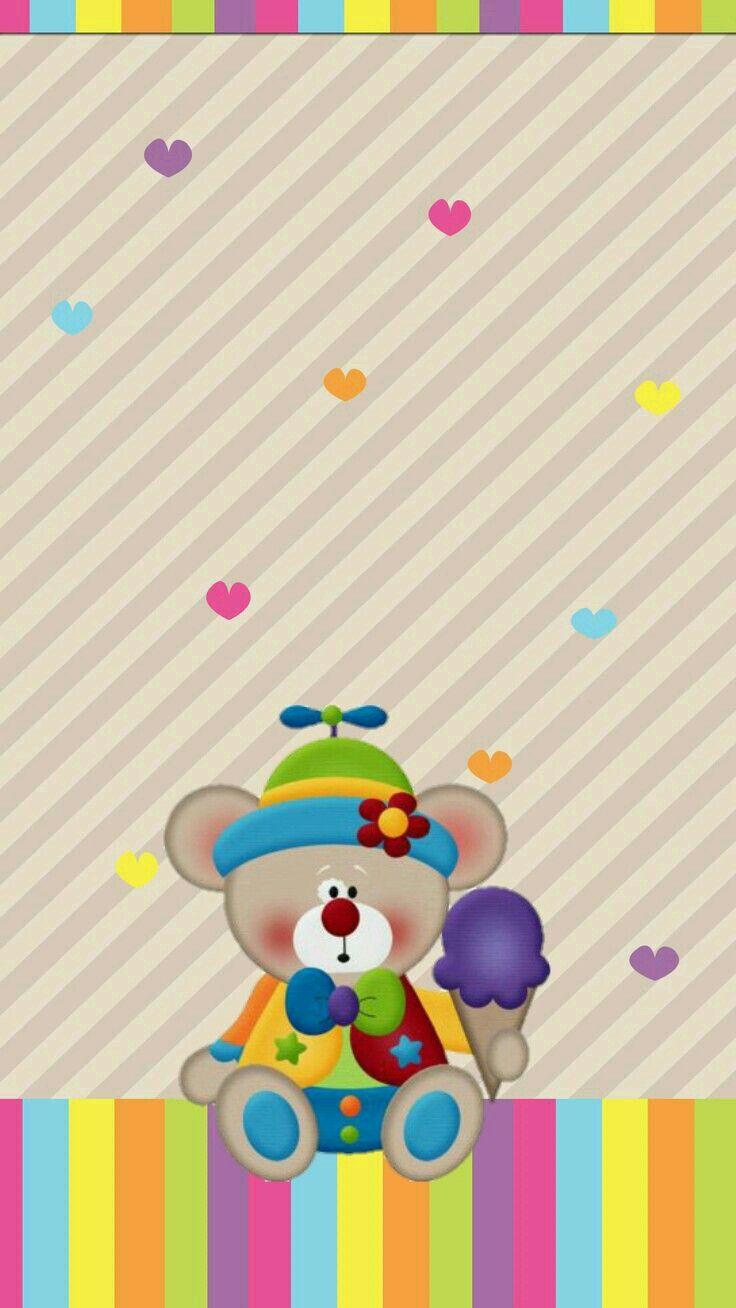 736x1308 Bear Clown Wallpaper. Wallpaper. Bear wallpaper, Cute