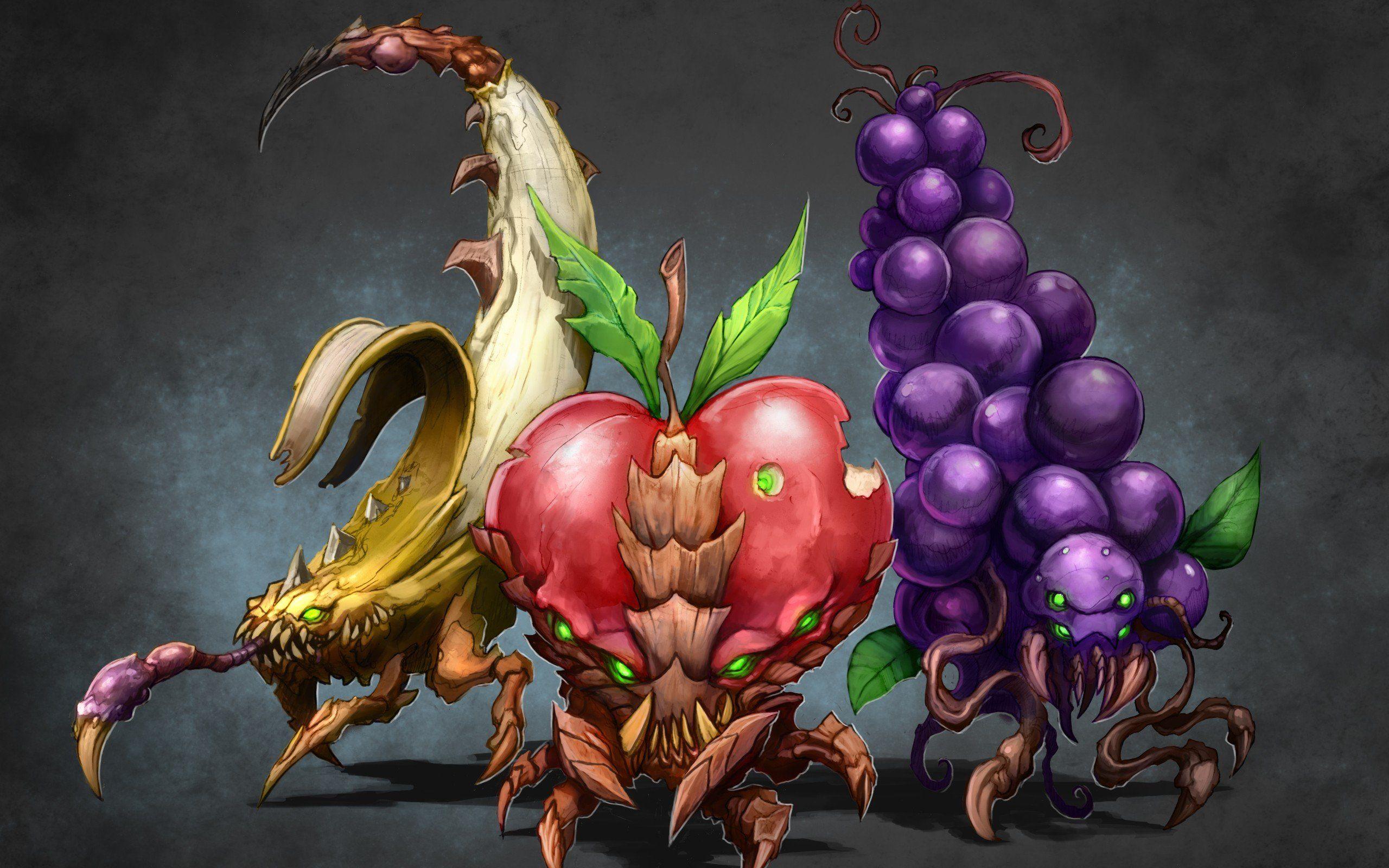 2560x1600 Nature Zerg fruit dealer digital art wallpaperx1600