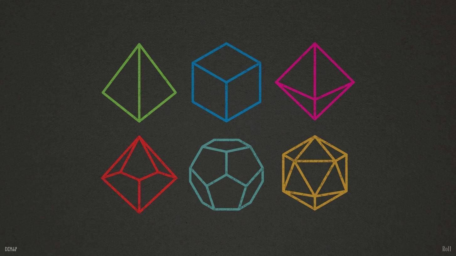 1456x819 Download Various Dnd Rpg Dice Wallpaper