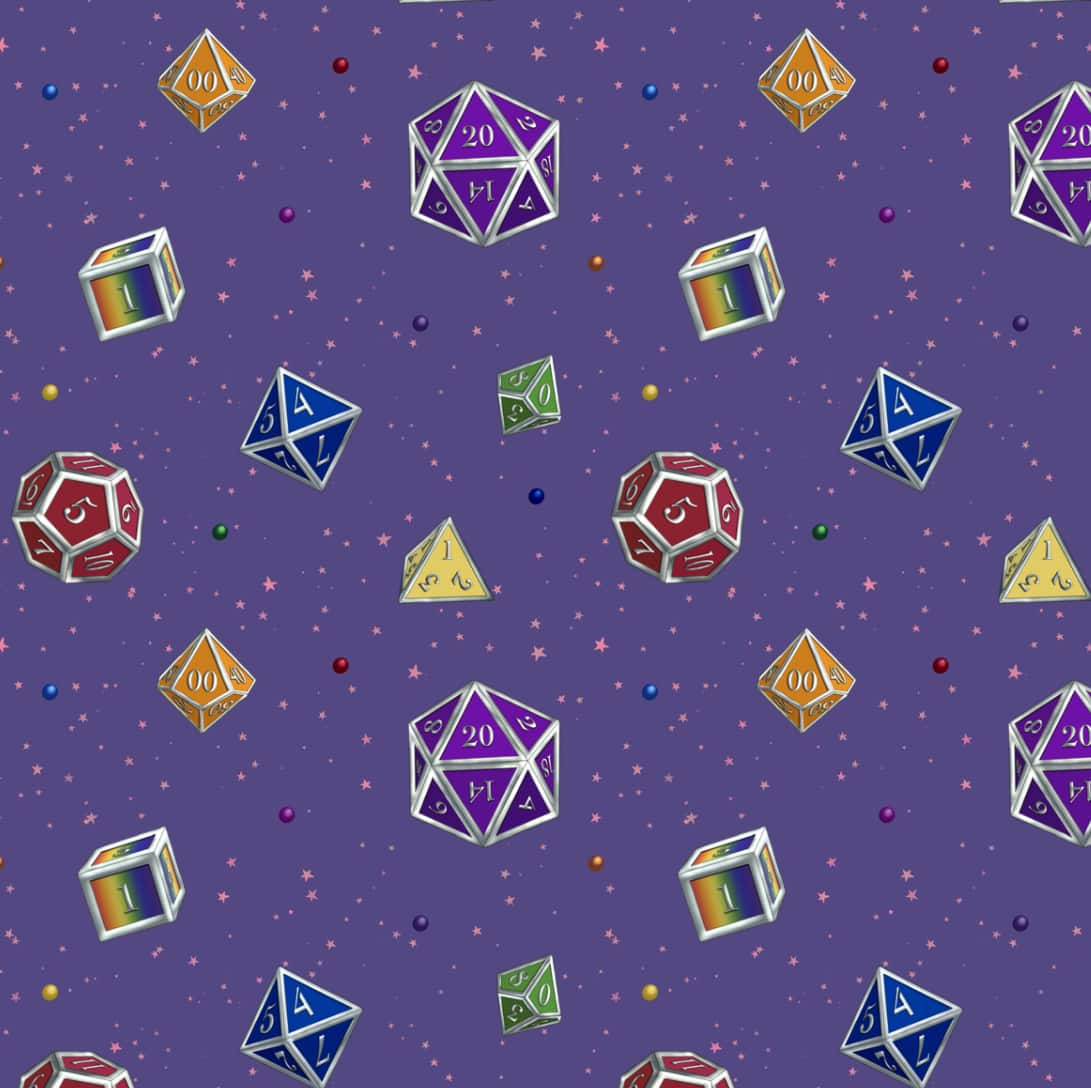 1091x1088 New Merch: LGBTQ Pride Dice Pattern
