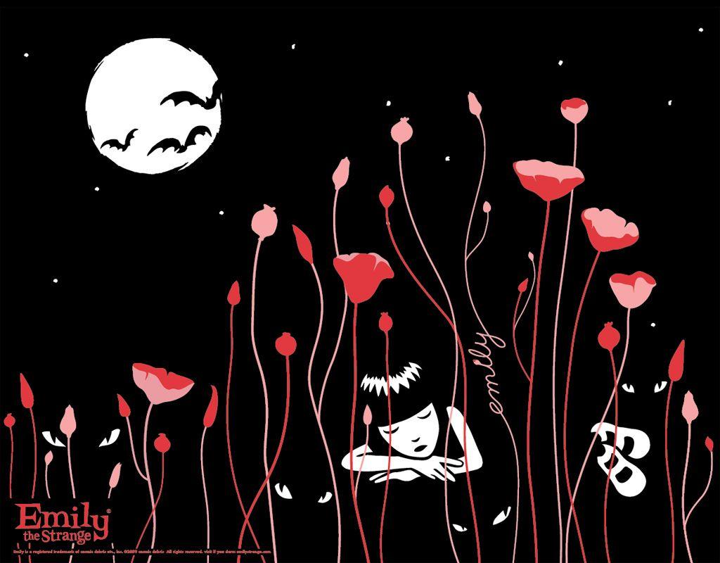 1024x800 Emily The Strange Wallpaper
