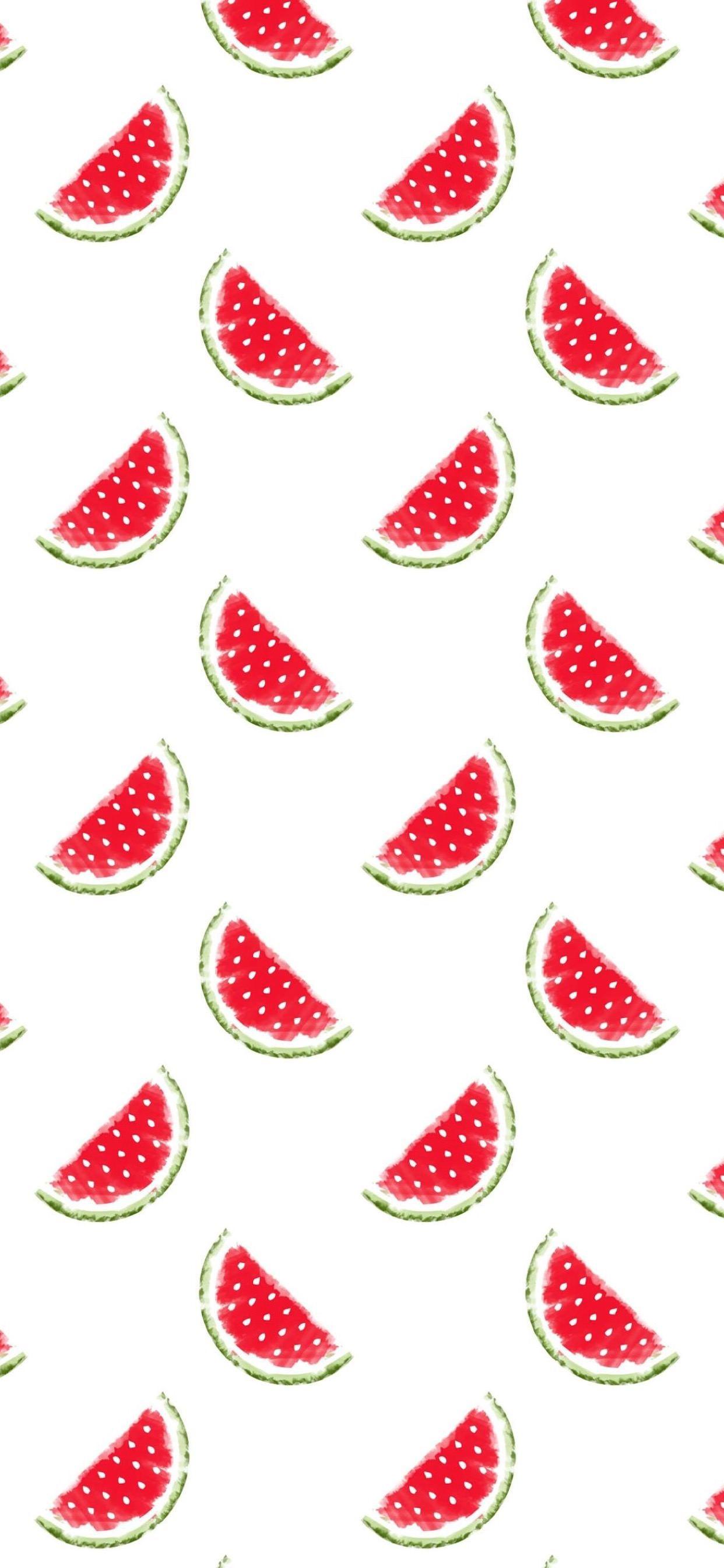 1242x2688 Pattern Illustration Fruit Watermelon Red Women Friendly