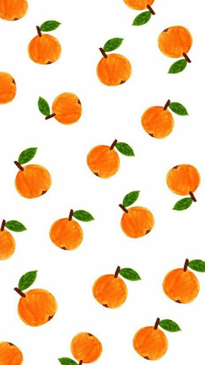 Tropical orange fruit pattern vector  free image by rawpixelcom  Ning  Fruit  wallpaper Orange fruit Fruit pattern