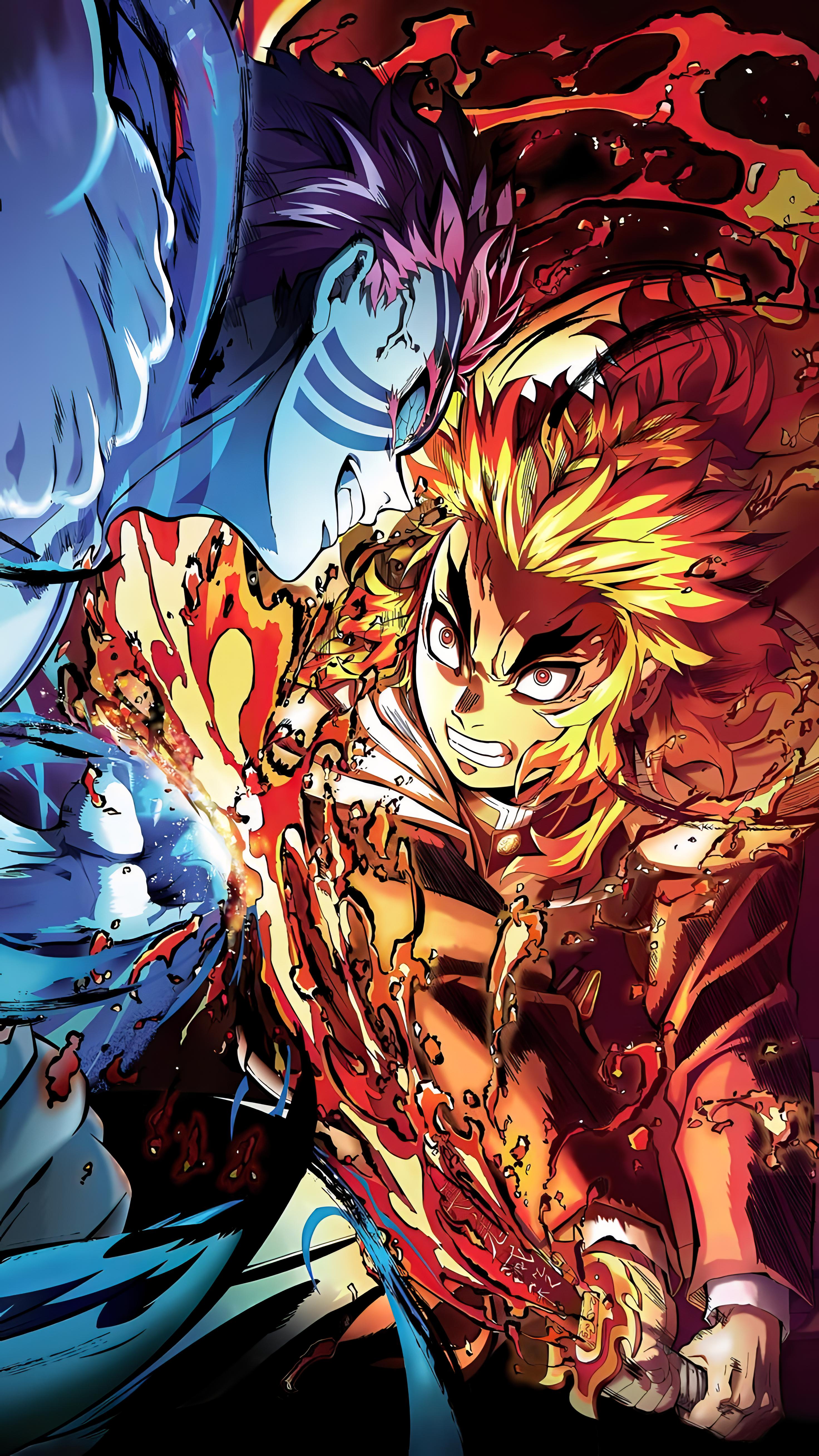 2944x5232 Rengoku Kyojuro Wallpaper. : r