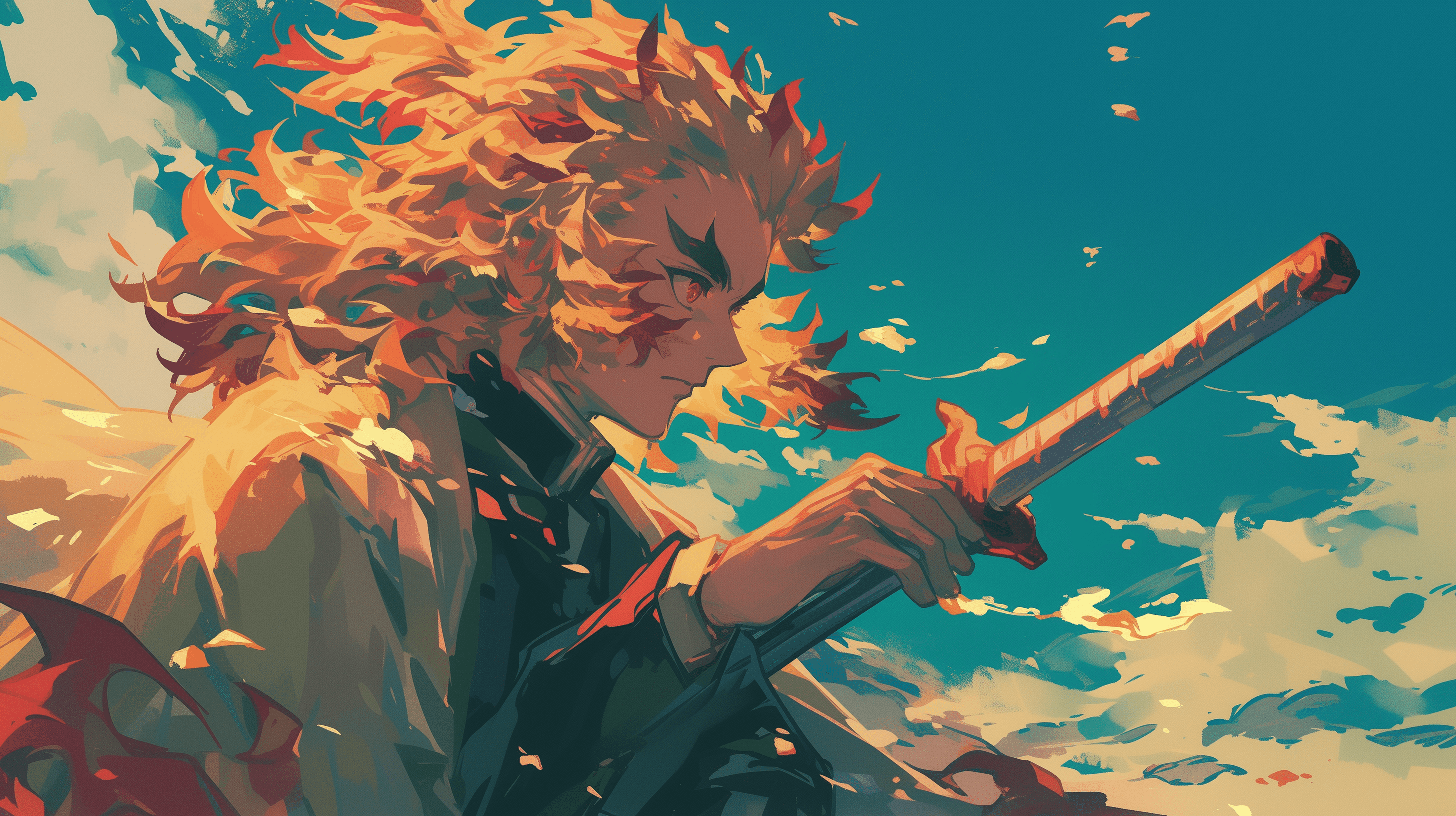 2912x1632 Flame Hashira