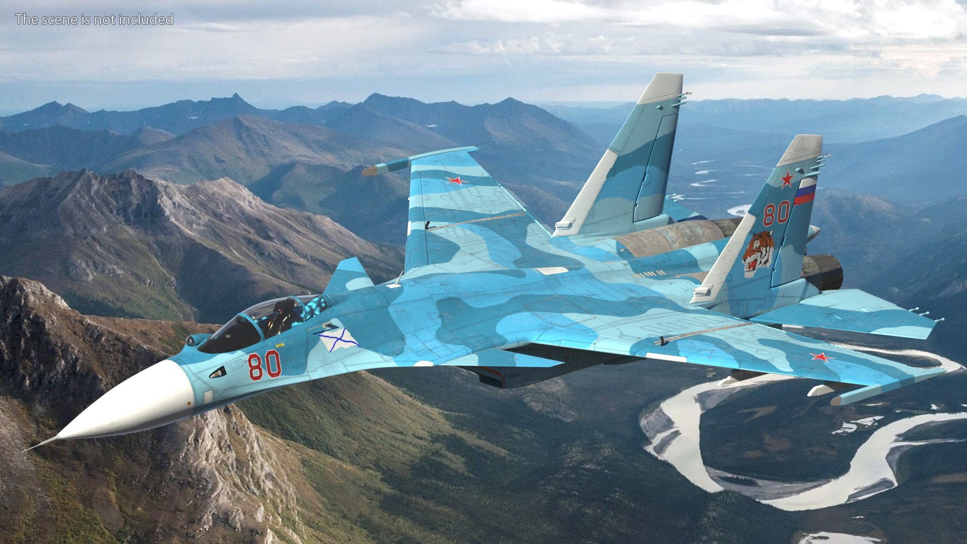 1920x1080 Su 33 Air Superiority Fighter Flight 3D