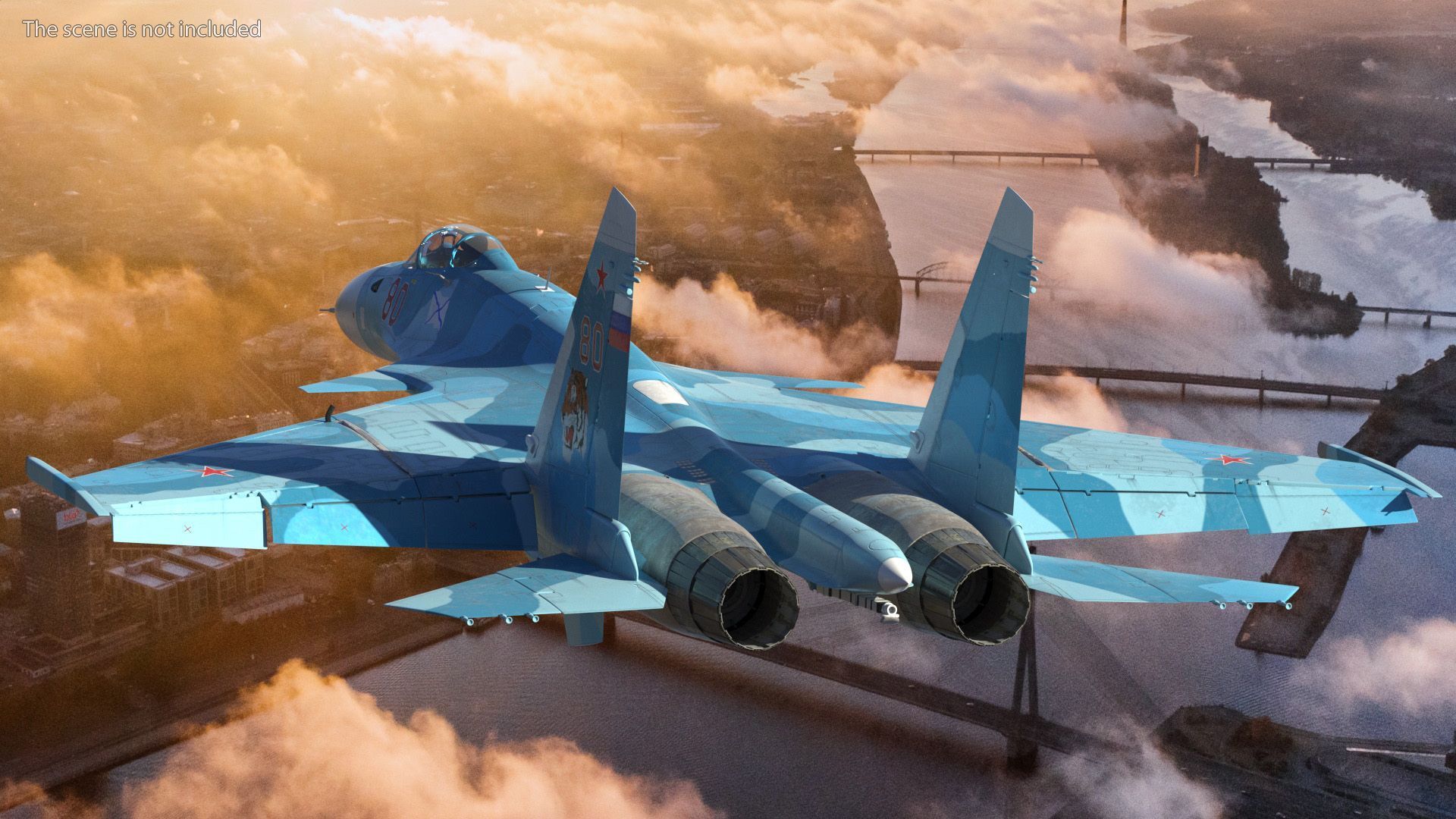 1920x1080 Su 33 Air Superiority Fighter Flight 3D