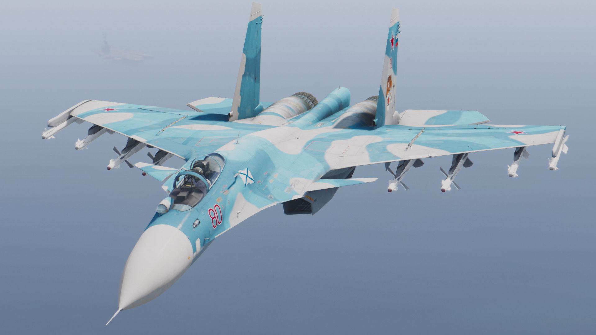 1920x1080 Su 33 Flanker D /J 15 Fēishā Custom