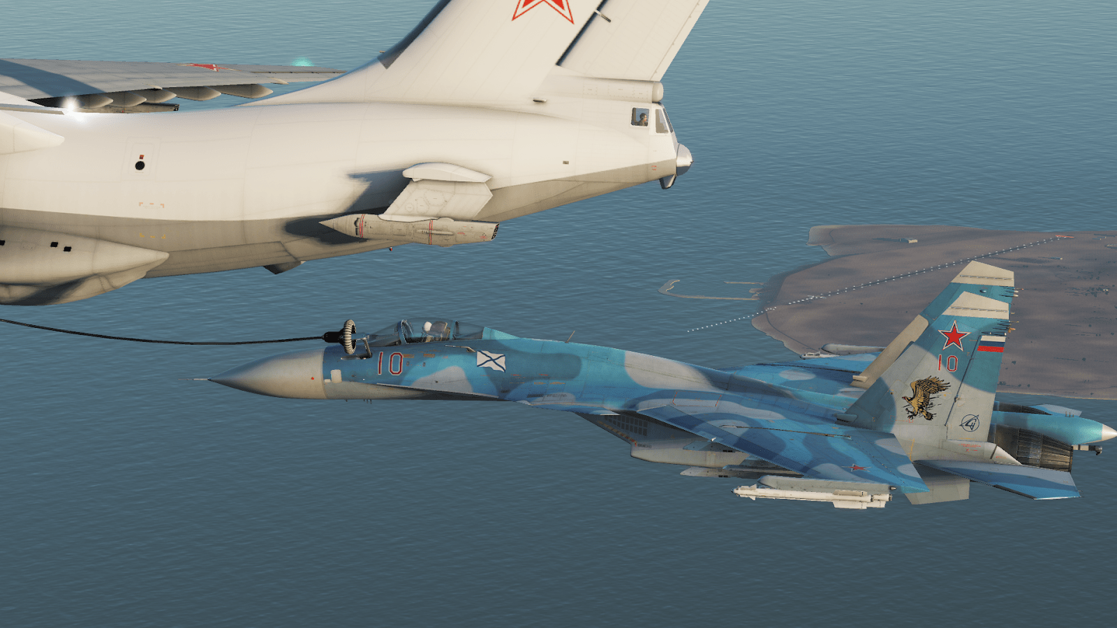 1600x900 Air Refueling In The Sukhoi Su 33