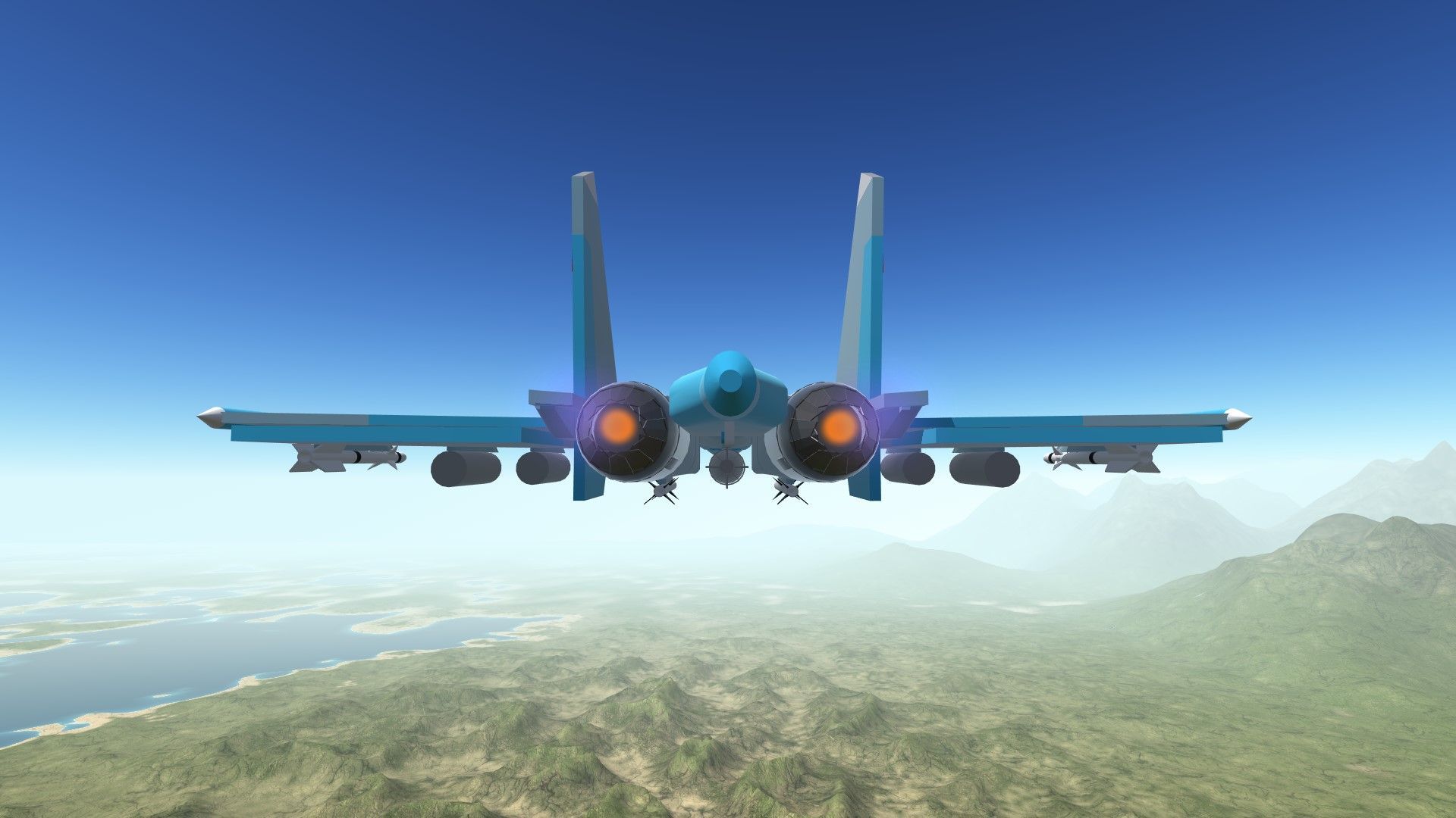 1920x1080 SimplePlanes. SU 33 Flanker D