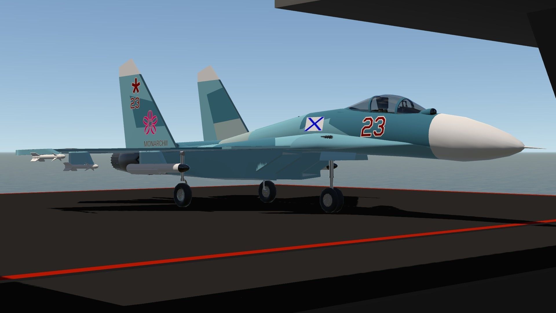 1920x1080 SimplePlanes. [VR] Sukhoi Su 33 Flanker D