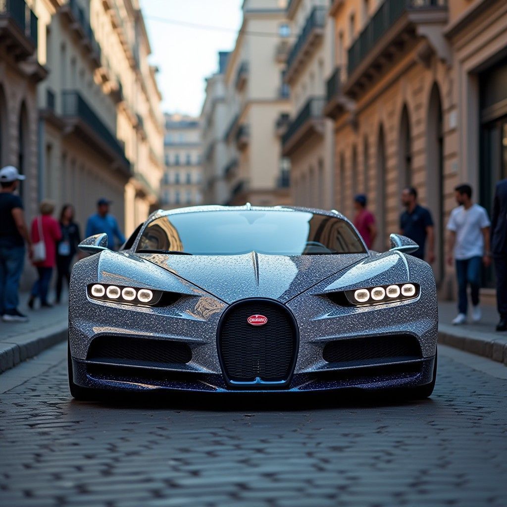1024x1024 bugatti eb110 with signs of vandalism