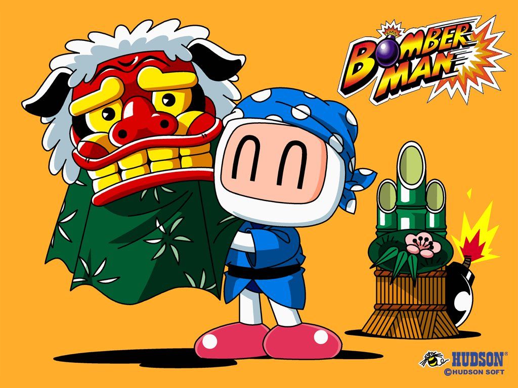 1024x768 Bomberman Wallpaper : Hudson Soft
