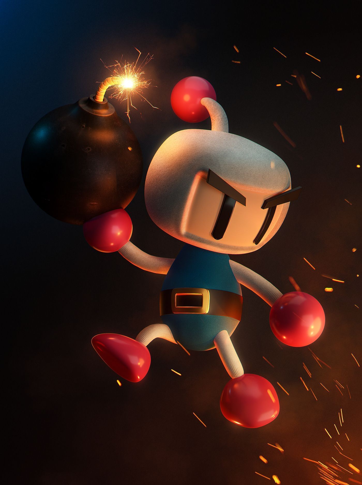 1400x1875 Bomberman - Behance