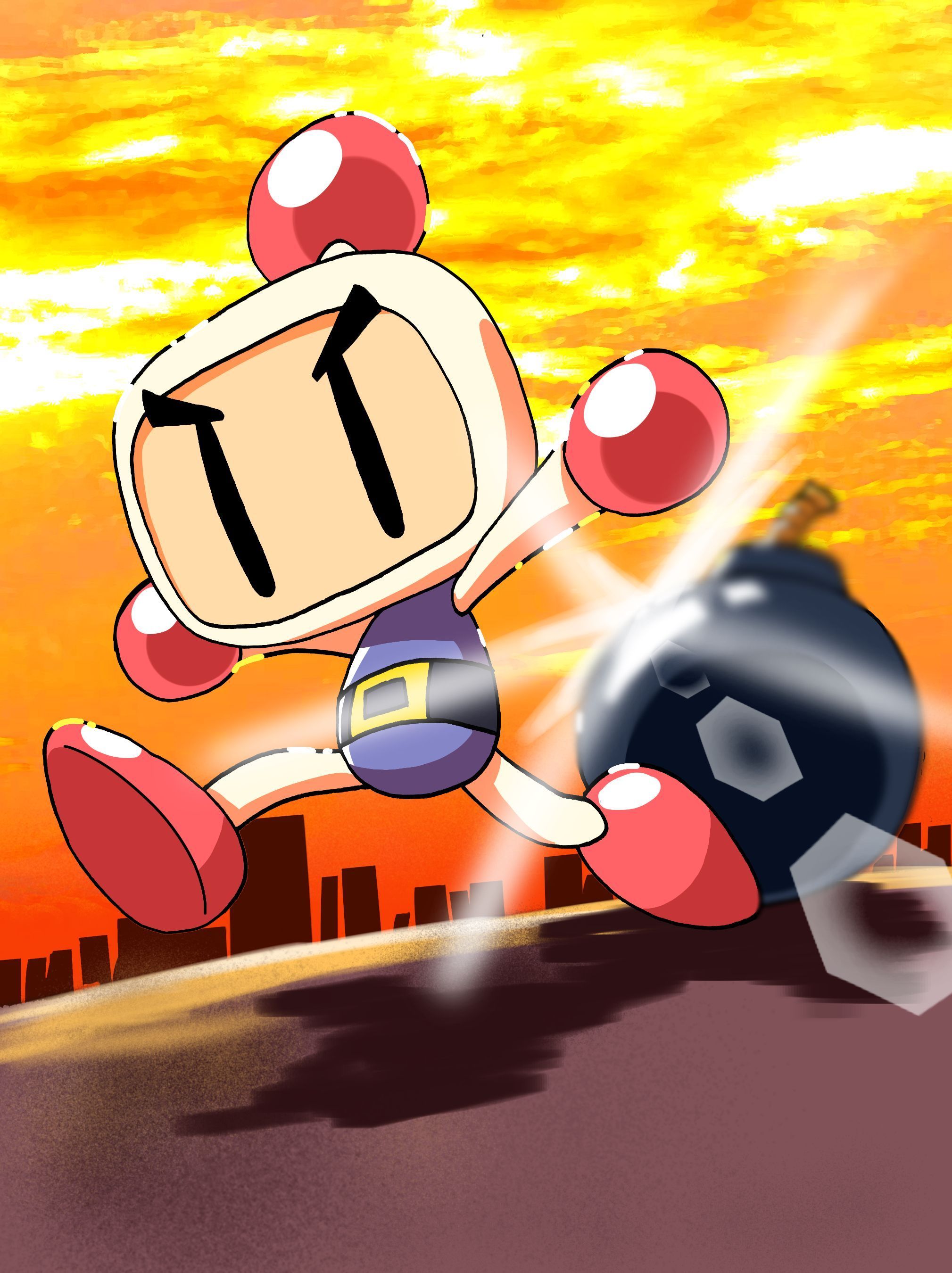 2019x2700 BomberMan Anime Image Board