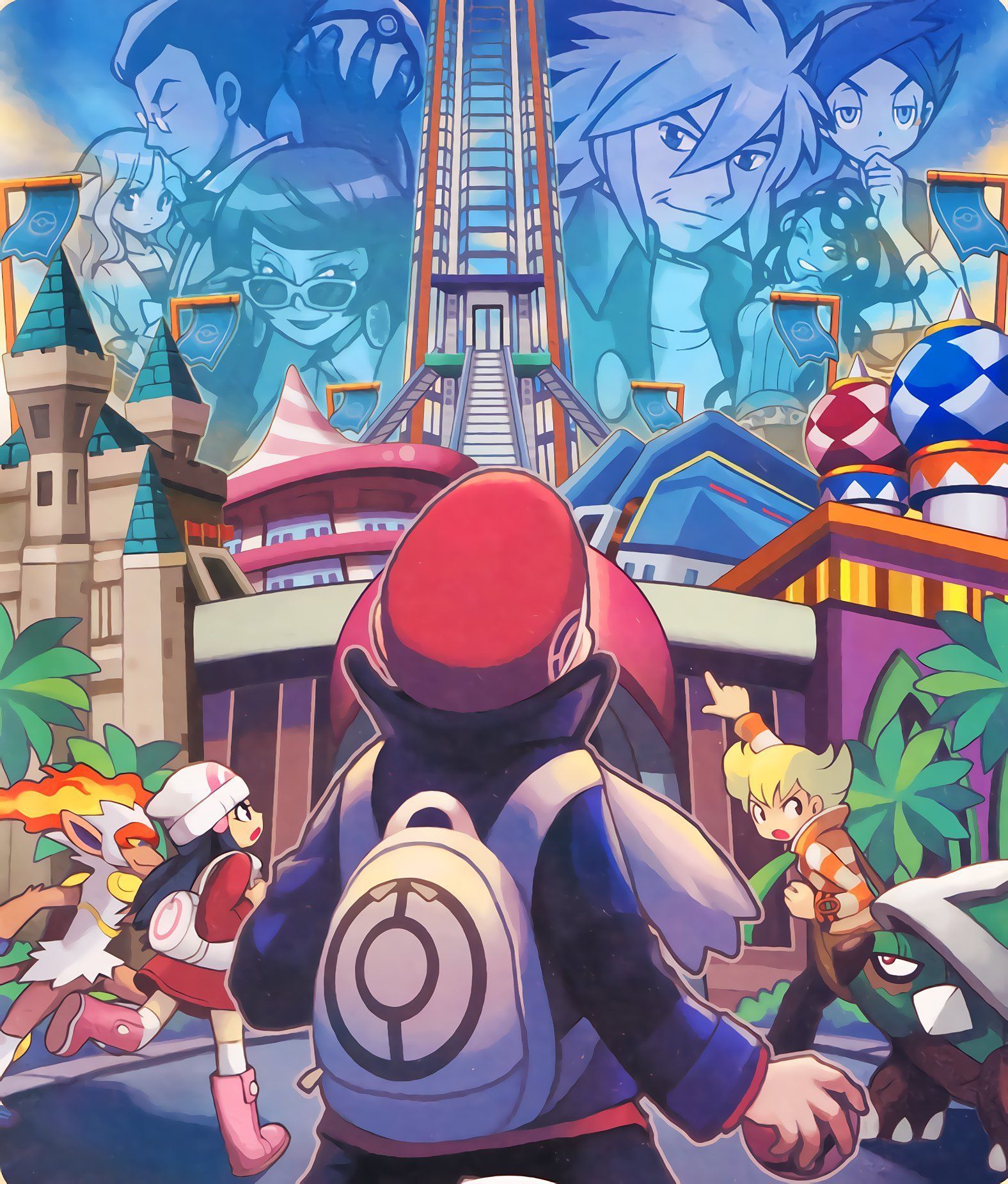 1576x1852 Mixeli on X: Sinnoh Frontier Brain Art