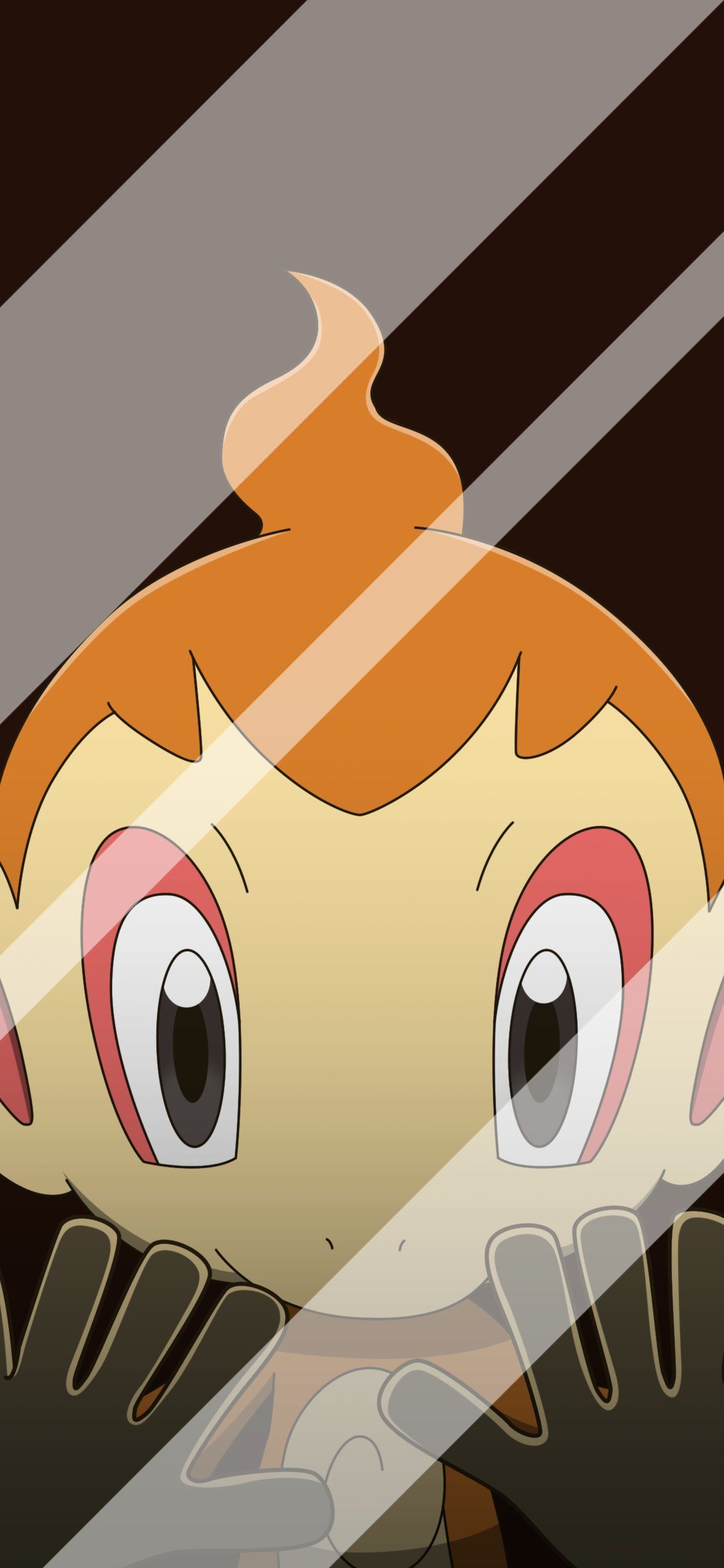 1170x2532 Chimchar #Fanart #Sinnoh #Shiny