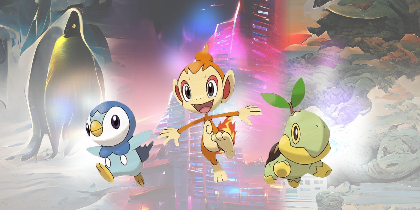 1400x700 Pokémon Gen 4 Starters Drawn By AI