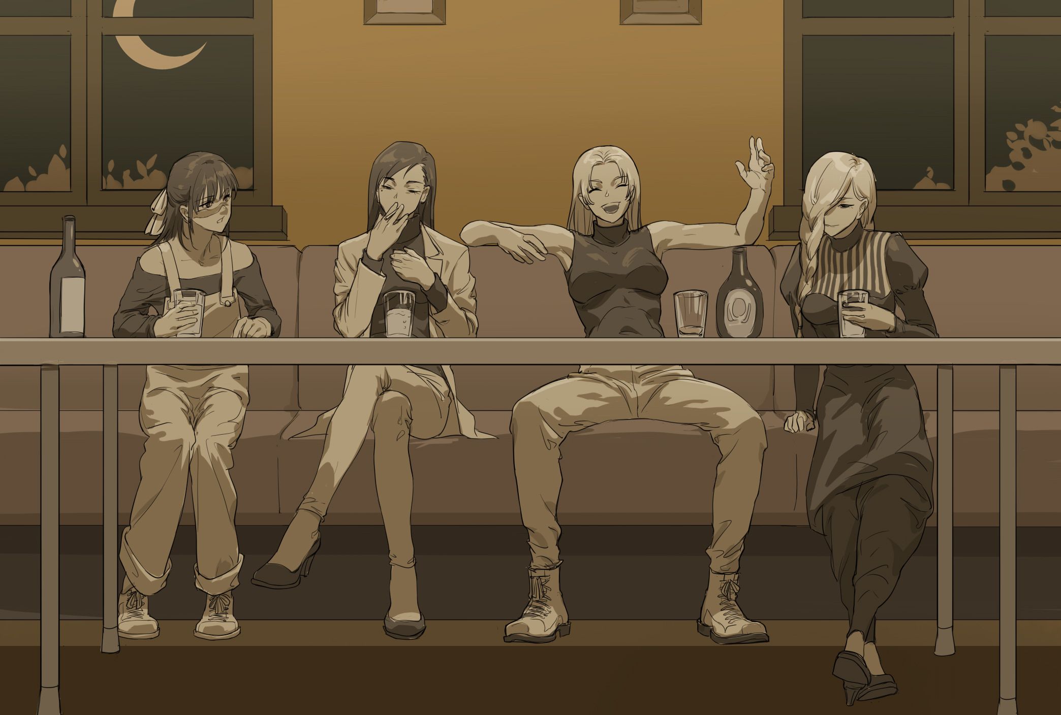 2088x1408 Jujutsu Kaisen: Shoko, Utahime, Yuki