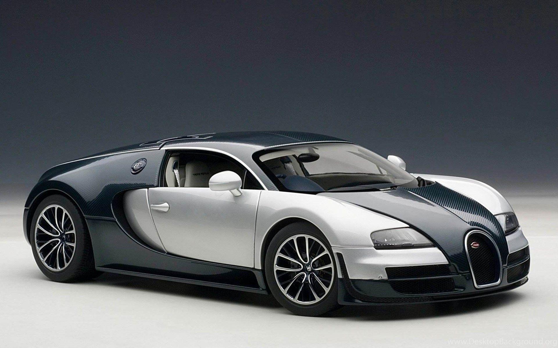 1920x1200 White And Black Bugatti Veyron Wallpaper Image Desktop Background