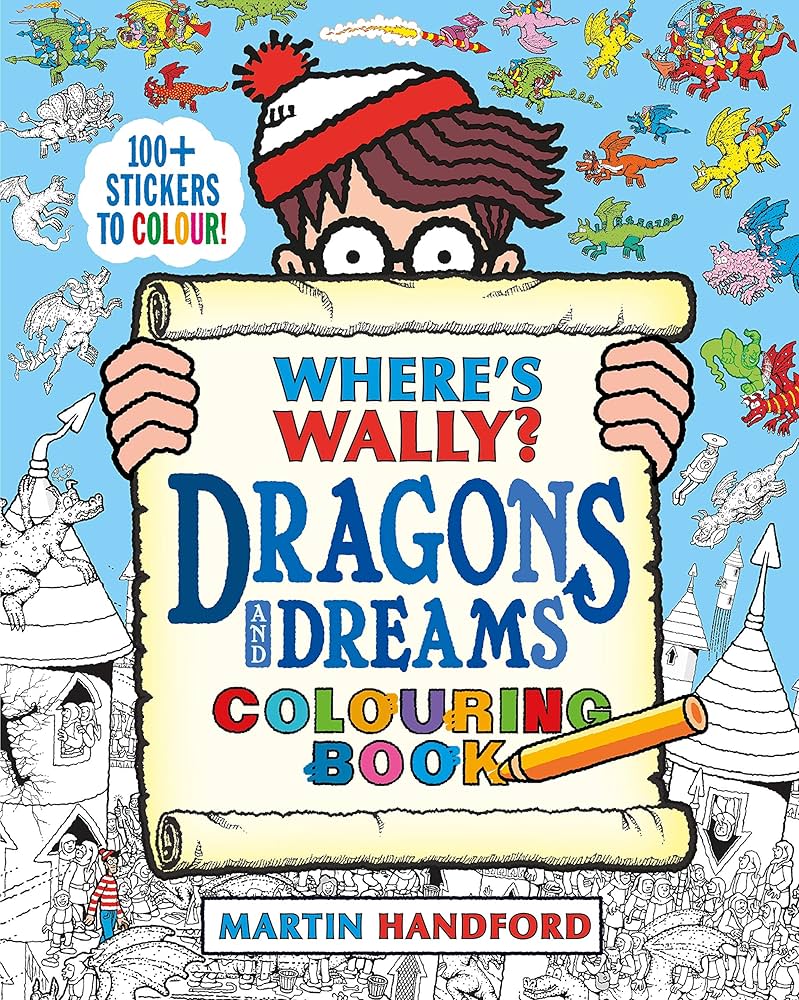 799x1000 Dragons and Dreams Colouring Book