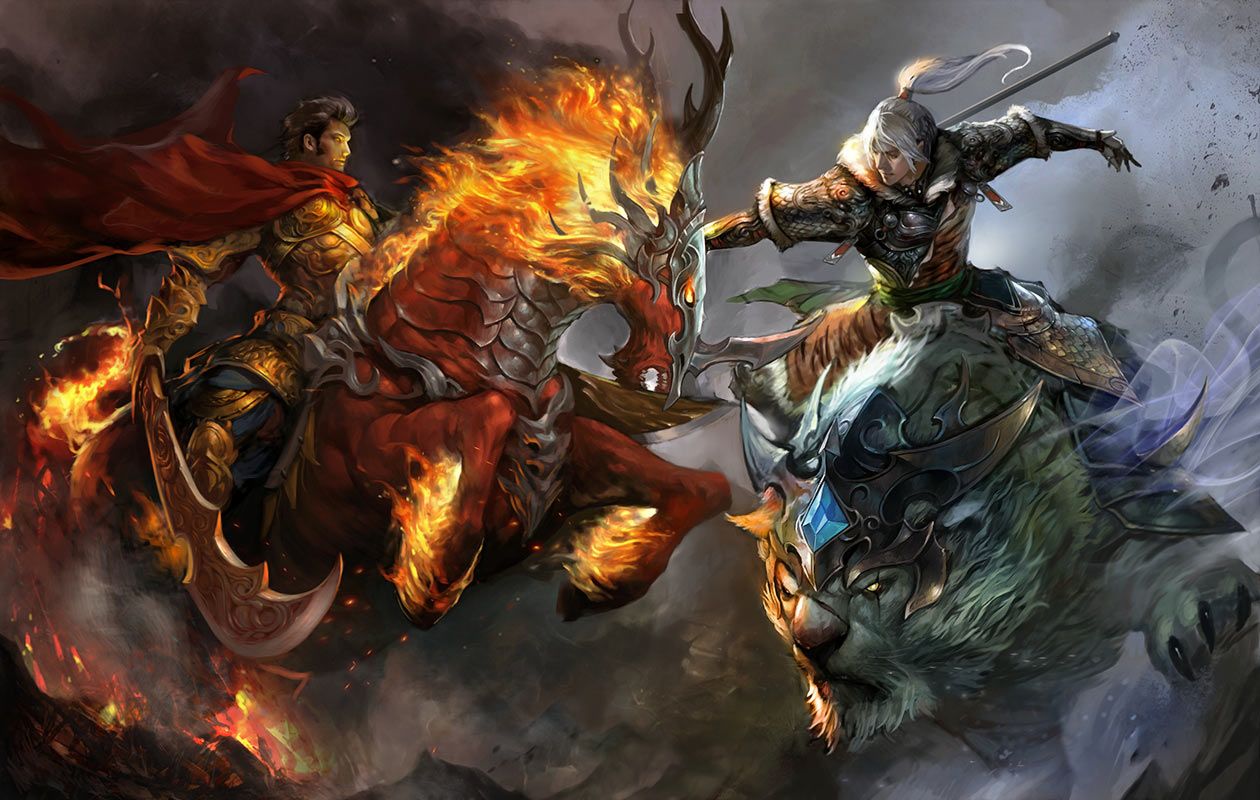 1260x800 Trojan & Warrior Art Online