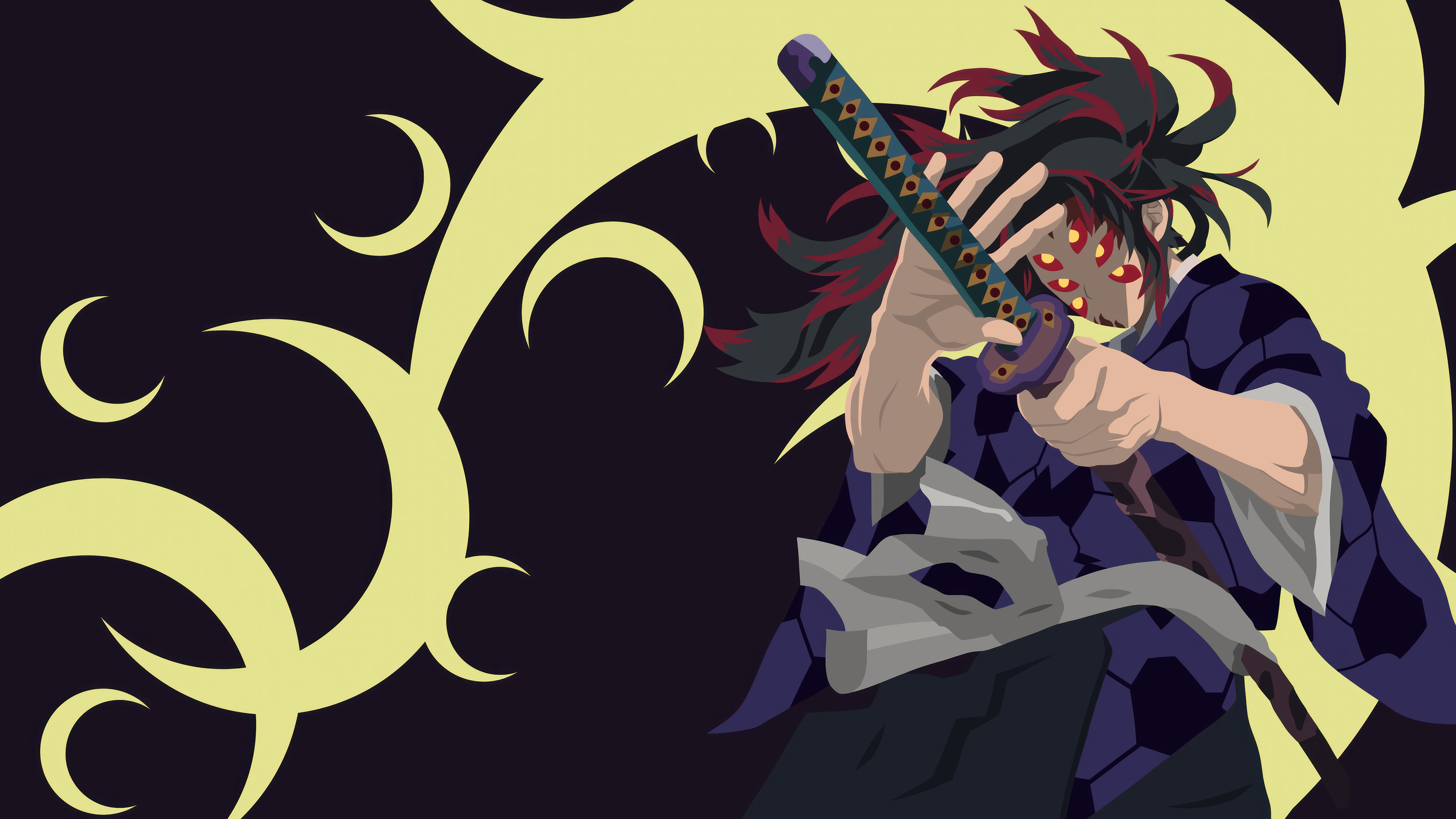 3840x2160 Kokushibo HD 4K Wallpaper PC & Phone
