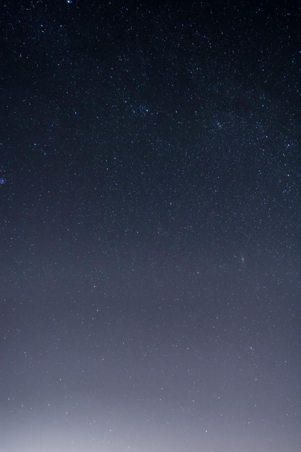 970x1455 Snow Covered Slope Under Night Sky