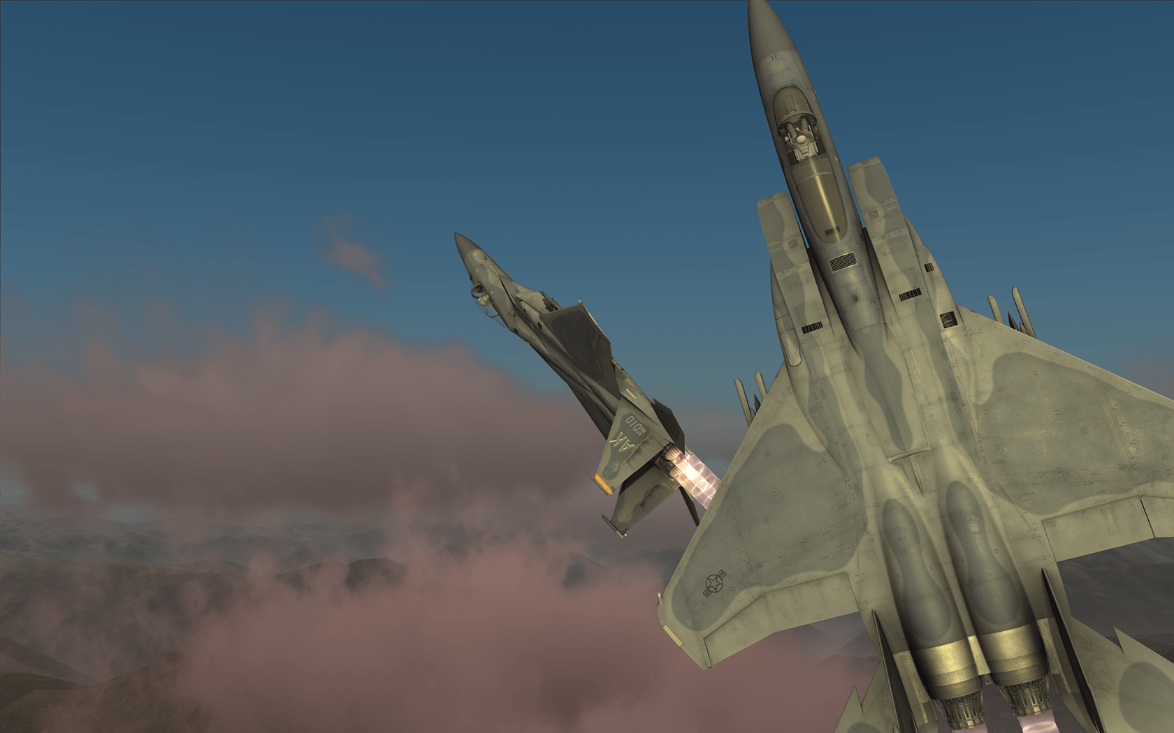 1680x1050 Soaring Combat