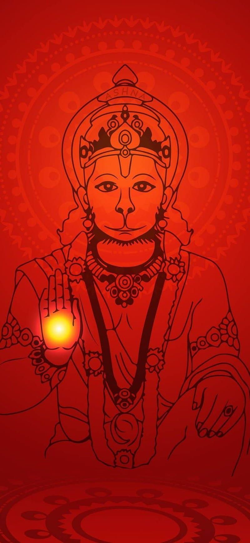 800x1734 Hanuman Full Screen, Cool Hanuman, HD phone wallpaper