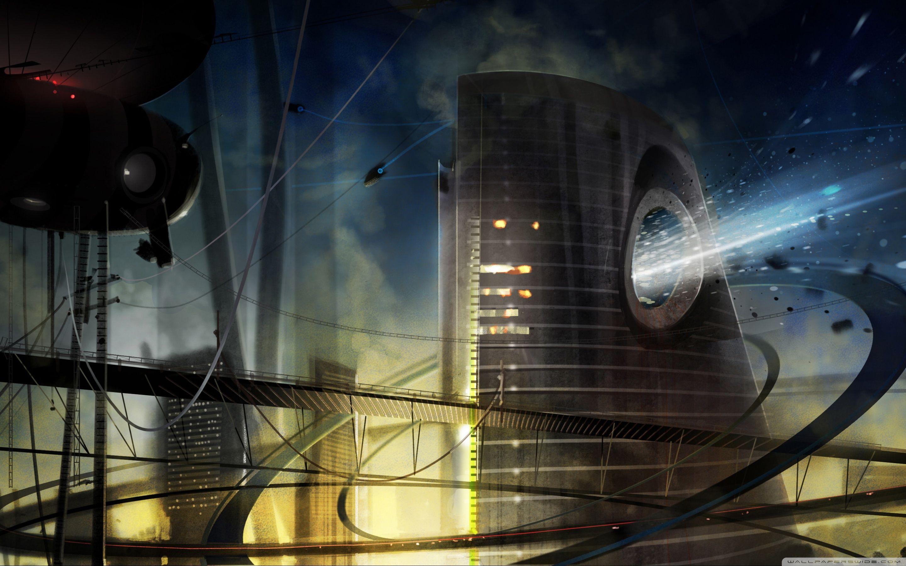 2880x1800 Science Fiction City ❤ 4K HD Desktop Wallpaper for 4K Ultra