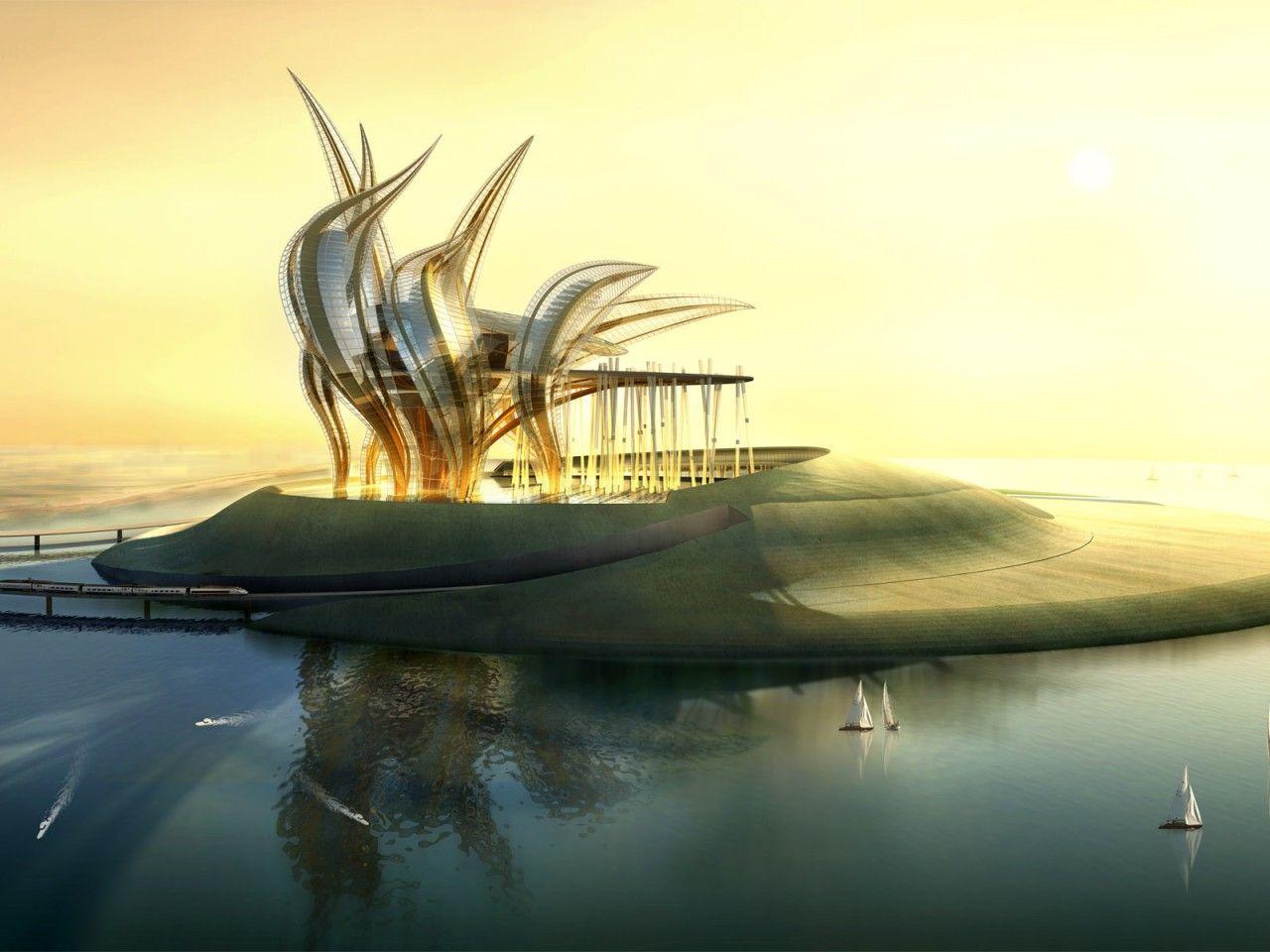1280x960 Future Looking Island