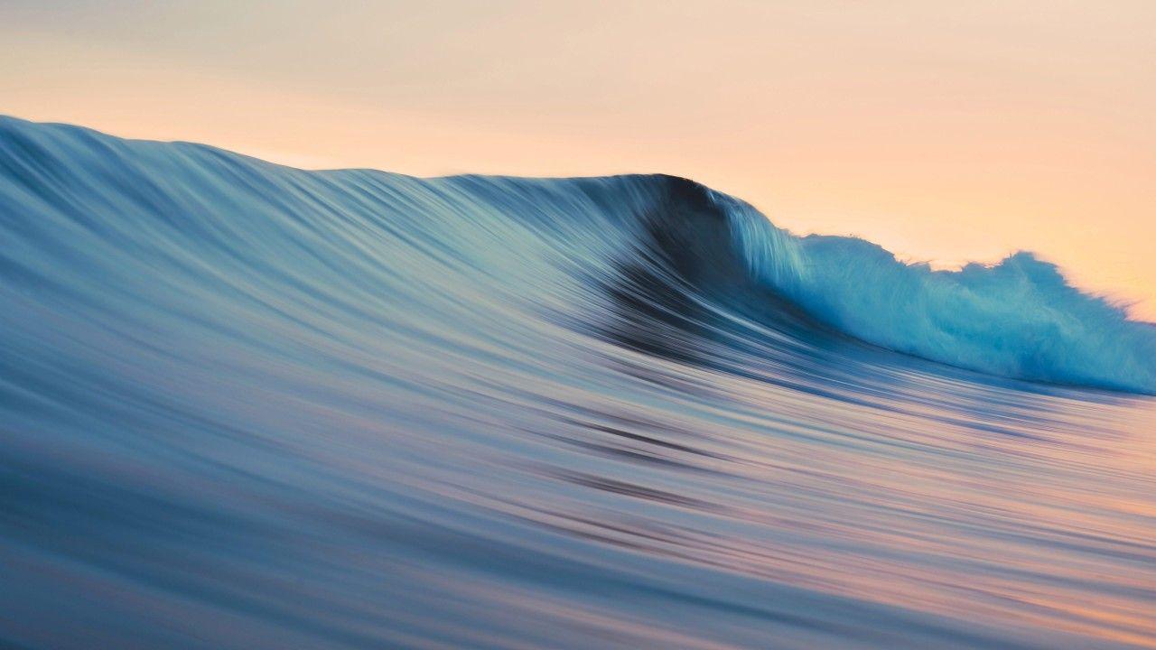 1280x720 Wallpaper Rolling Waves, Ocean Waves, HD, 4K, Photography