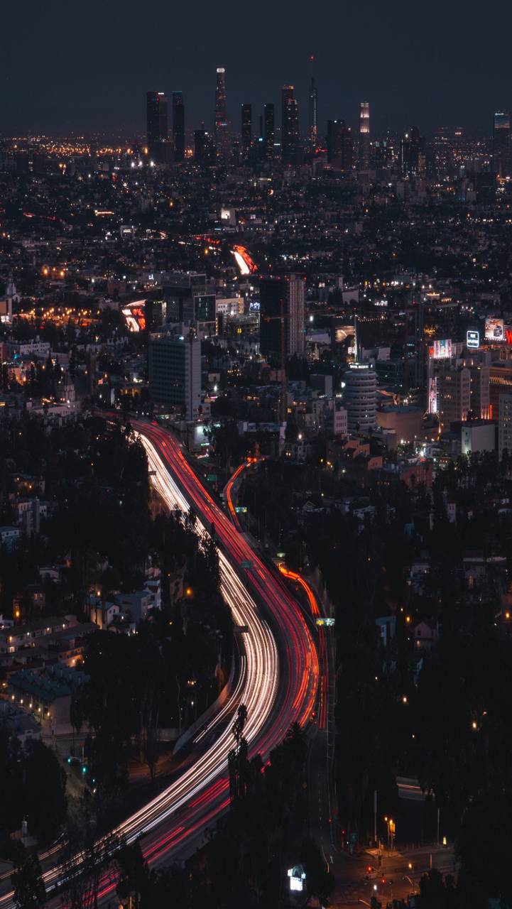 721x1280 Los Angeles Skyline Wallpaper