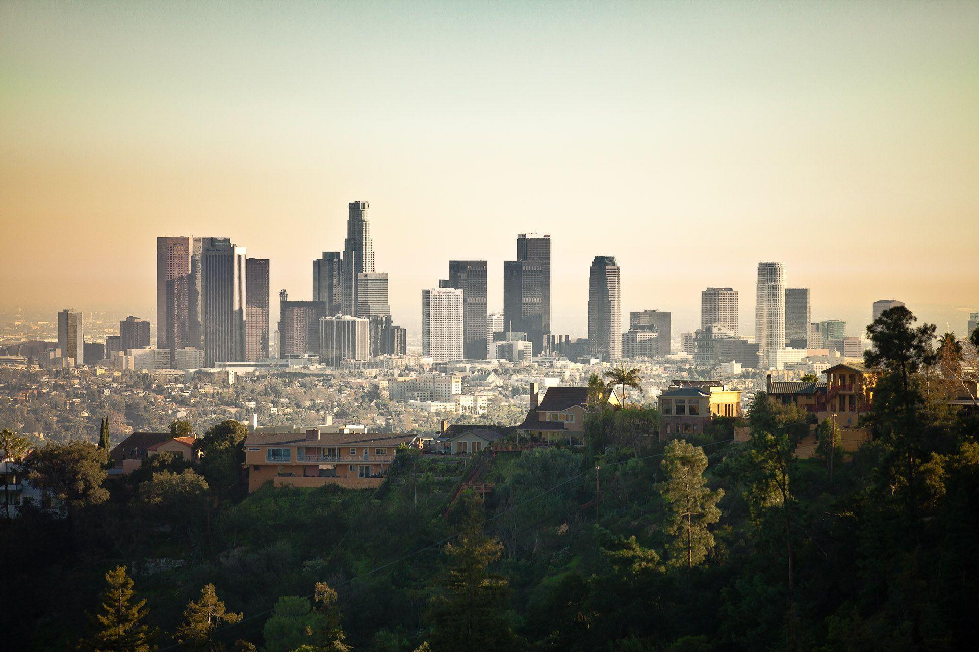 1920x1280 los angeles skyline day time. Production Design: FBE