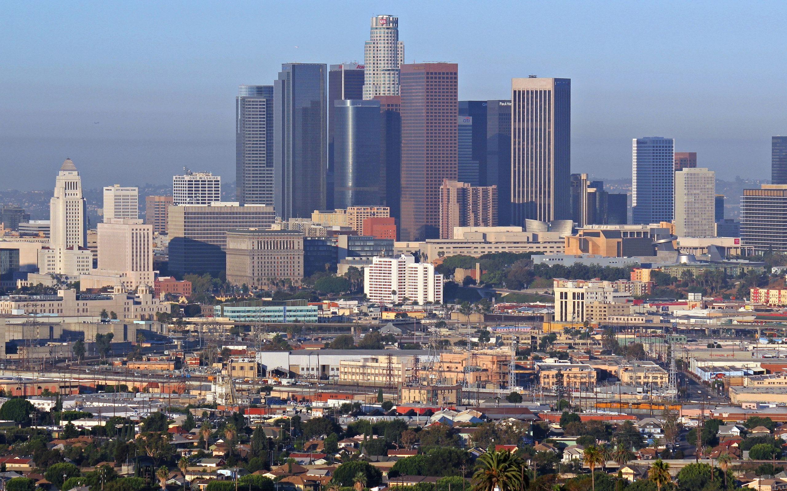 Los Angeles Skyline Wallpapers Top Free Los Angeles Skyline 