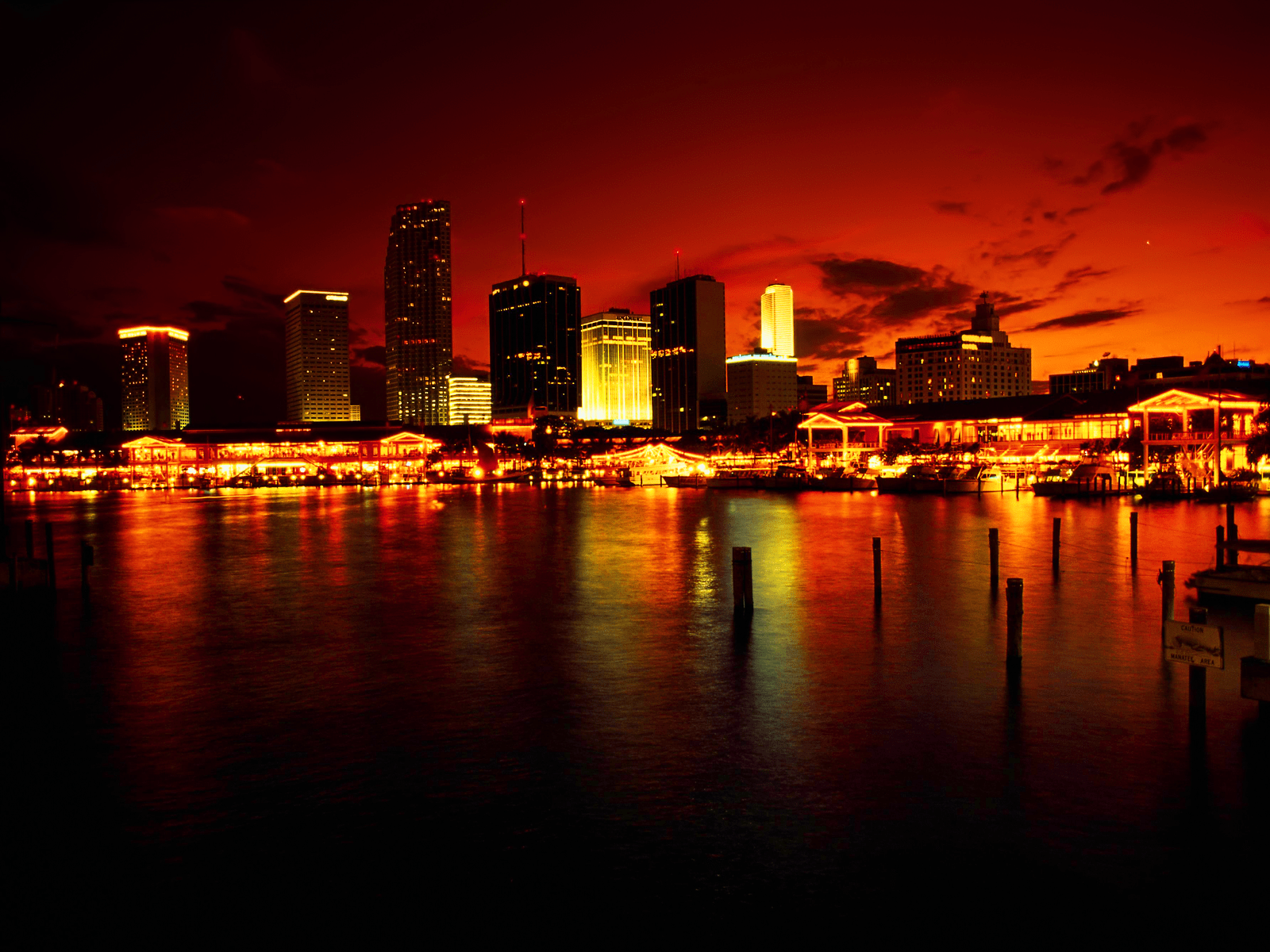 1600x1200 sportstars: Los Angeles Skyline Wallpaper