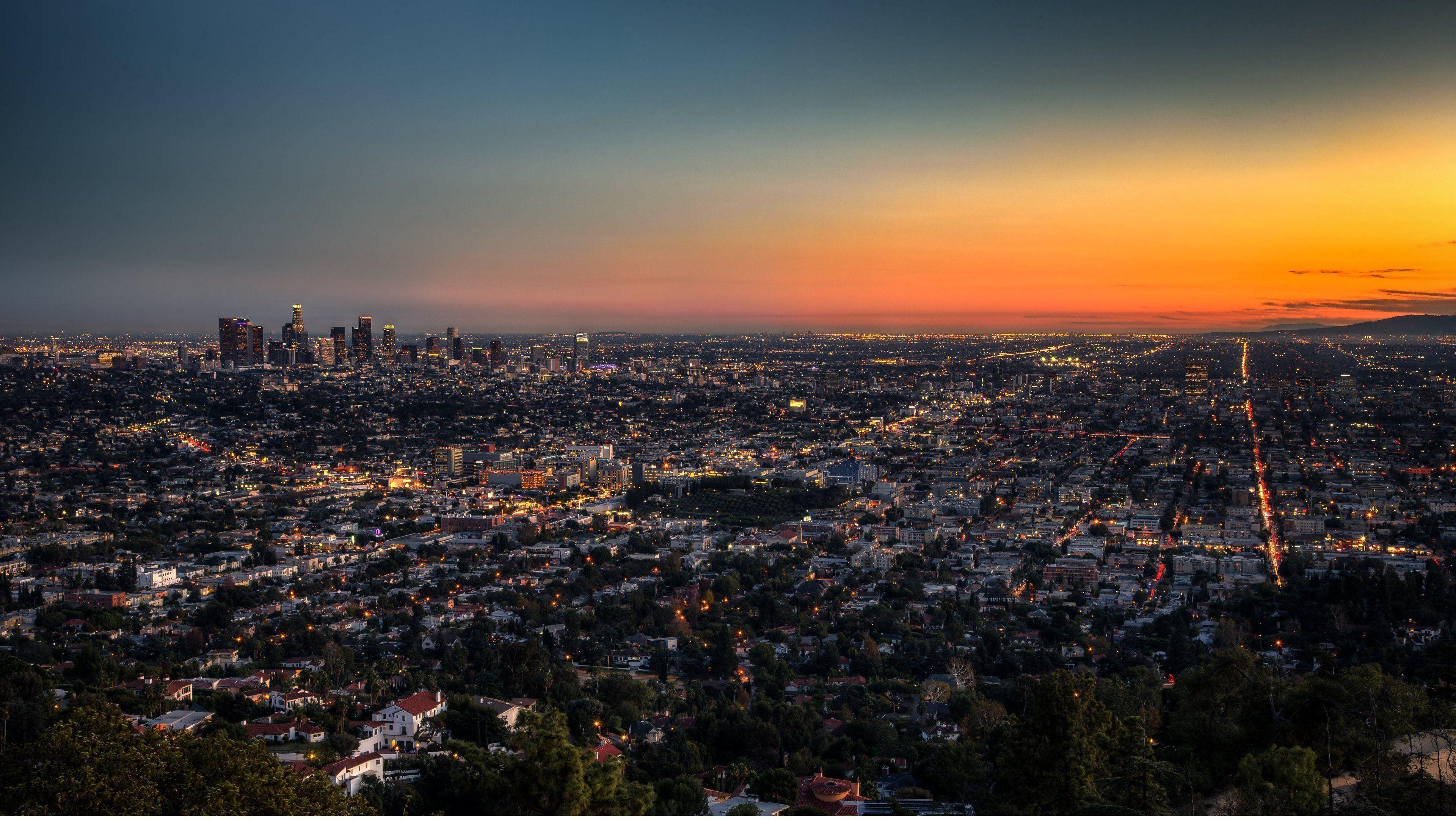 3840x2160 Los Angeles Wallpaper background picture