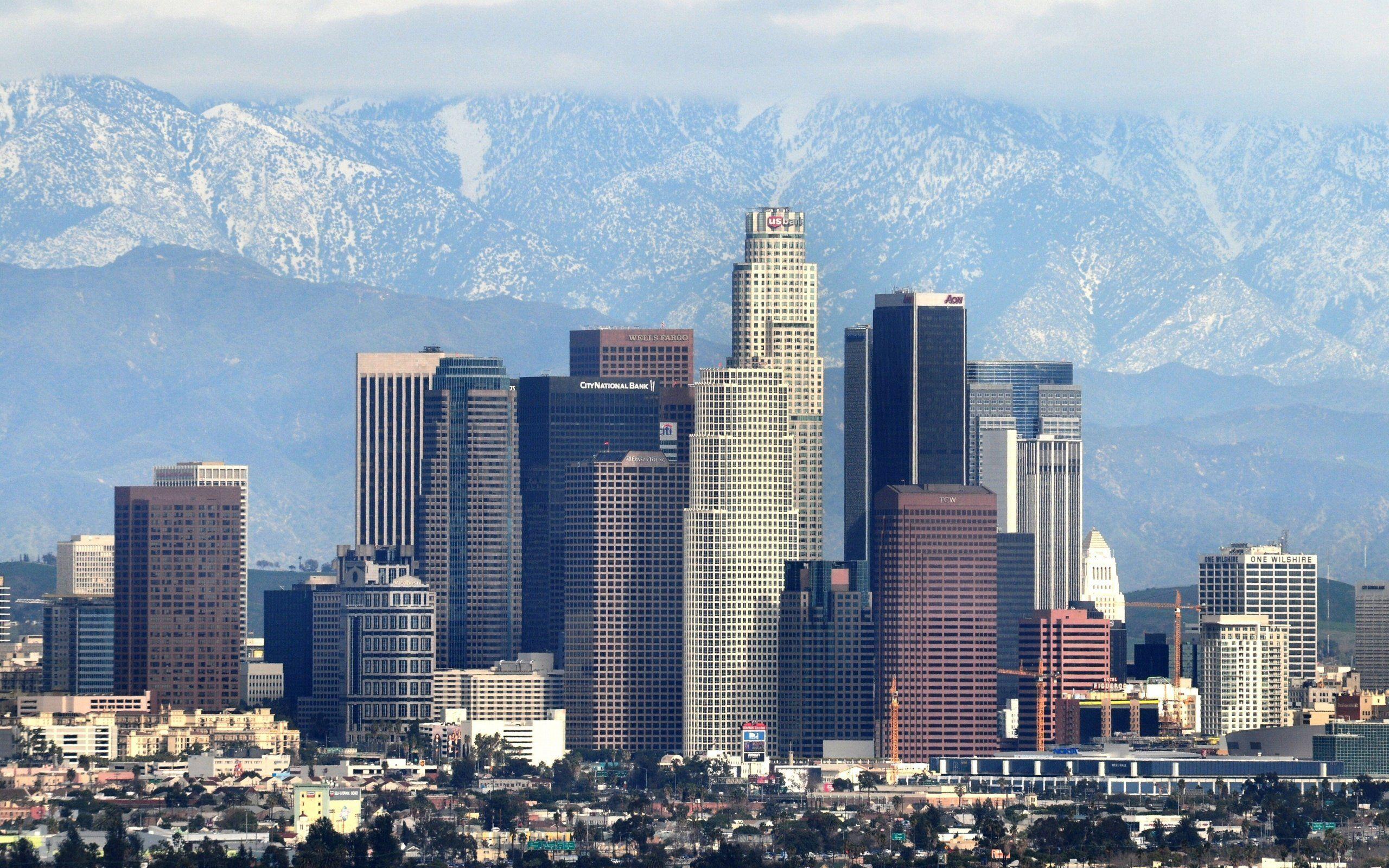 2560x1600 Los Angeles, City, Cityscape Wallpaper HD / Desktop