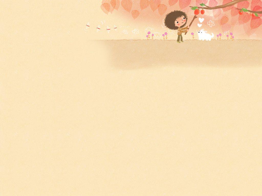 1024x768 Cute Korean cartoon Wallpaper