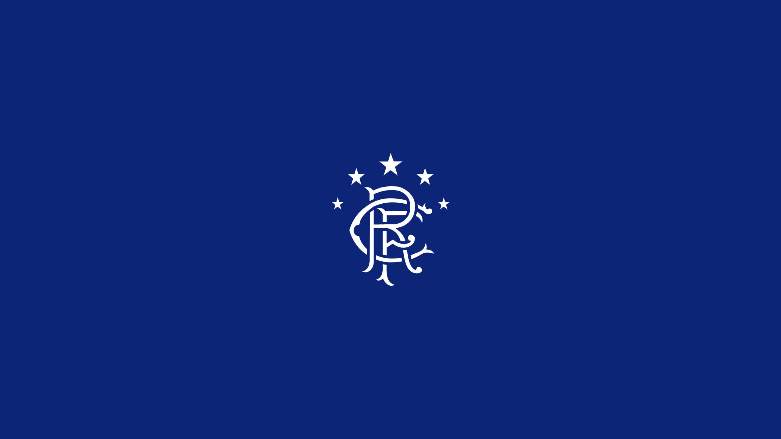 2560x1440 Blue Logo Soccer HD Rangers F.C