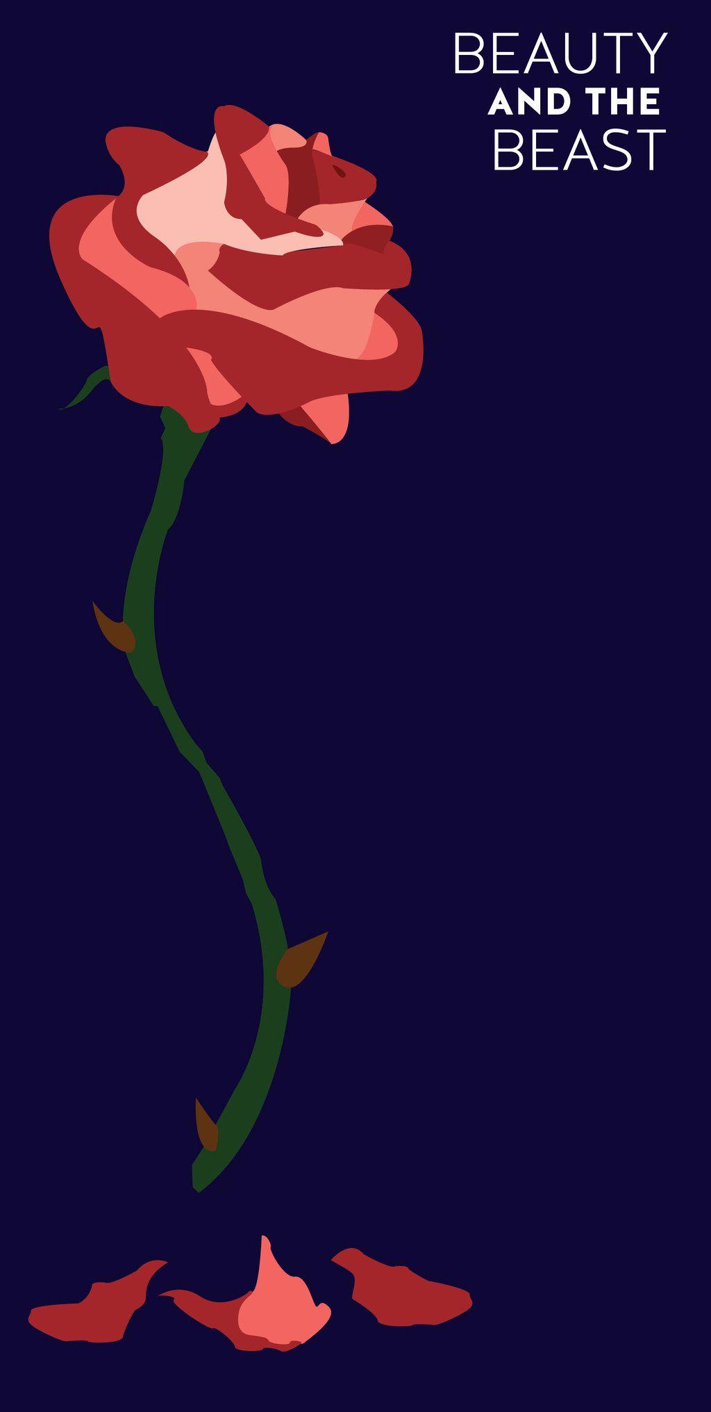 1024x2032 Beauty And The Beast Rose Wallpaper , Wallpaper Download