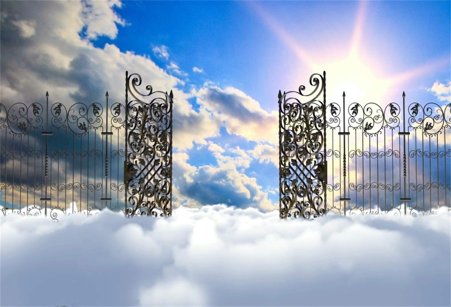 1468x1000 Laeacco Gate of Heaven Scene Backdrop