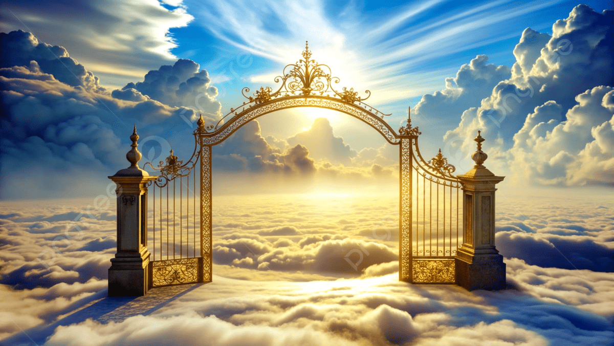 1200x676 Sky Background, Heaven, Gate