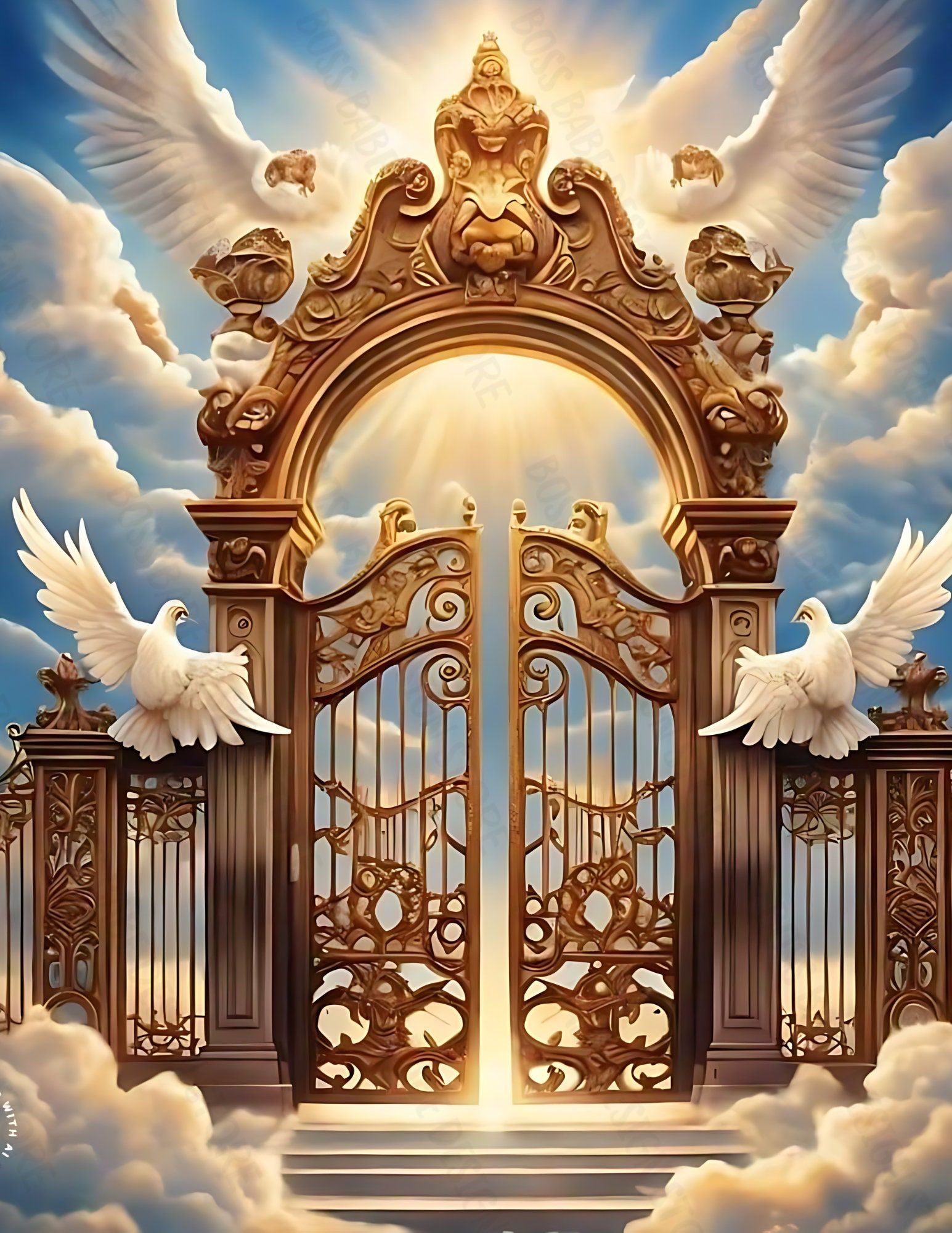 1545x2000 1 Heaven Background Heaven Gates