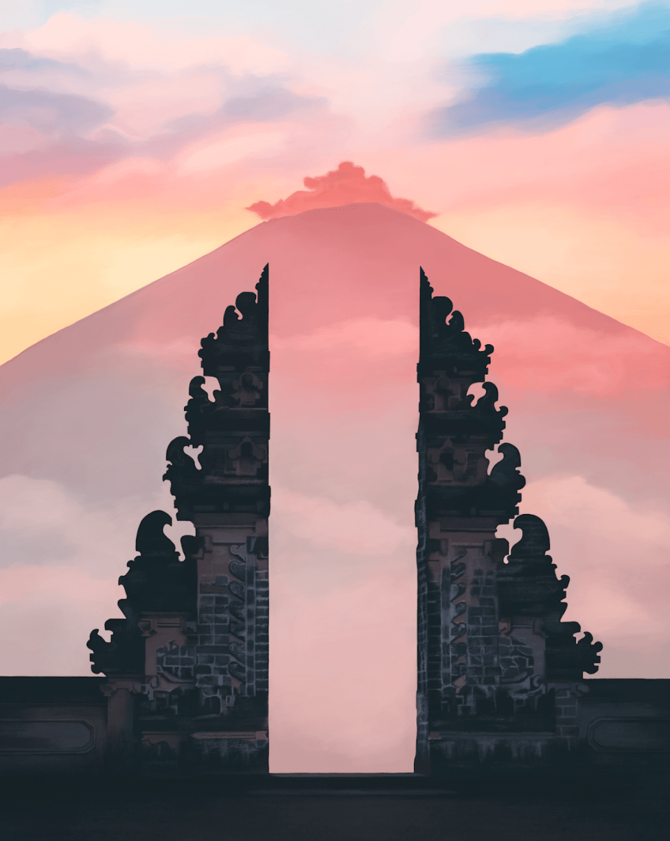 976x1224 Bali Gates of Heaven Postcard