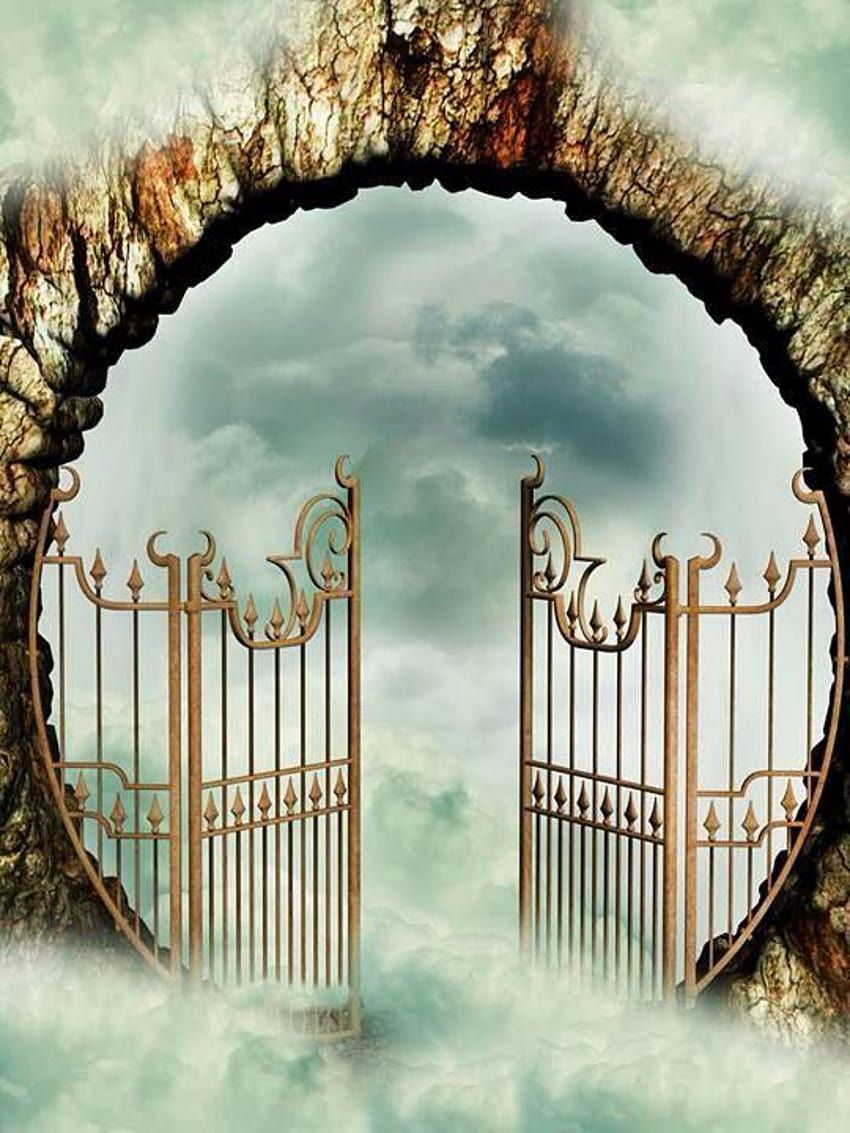 850x1133 Heavens Gates., descending gates HD