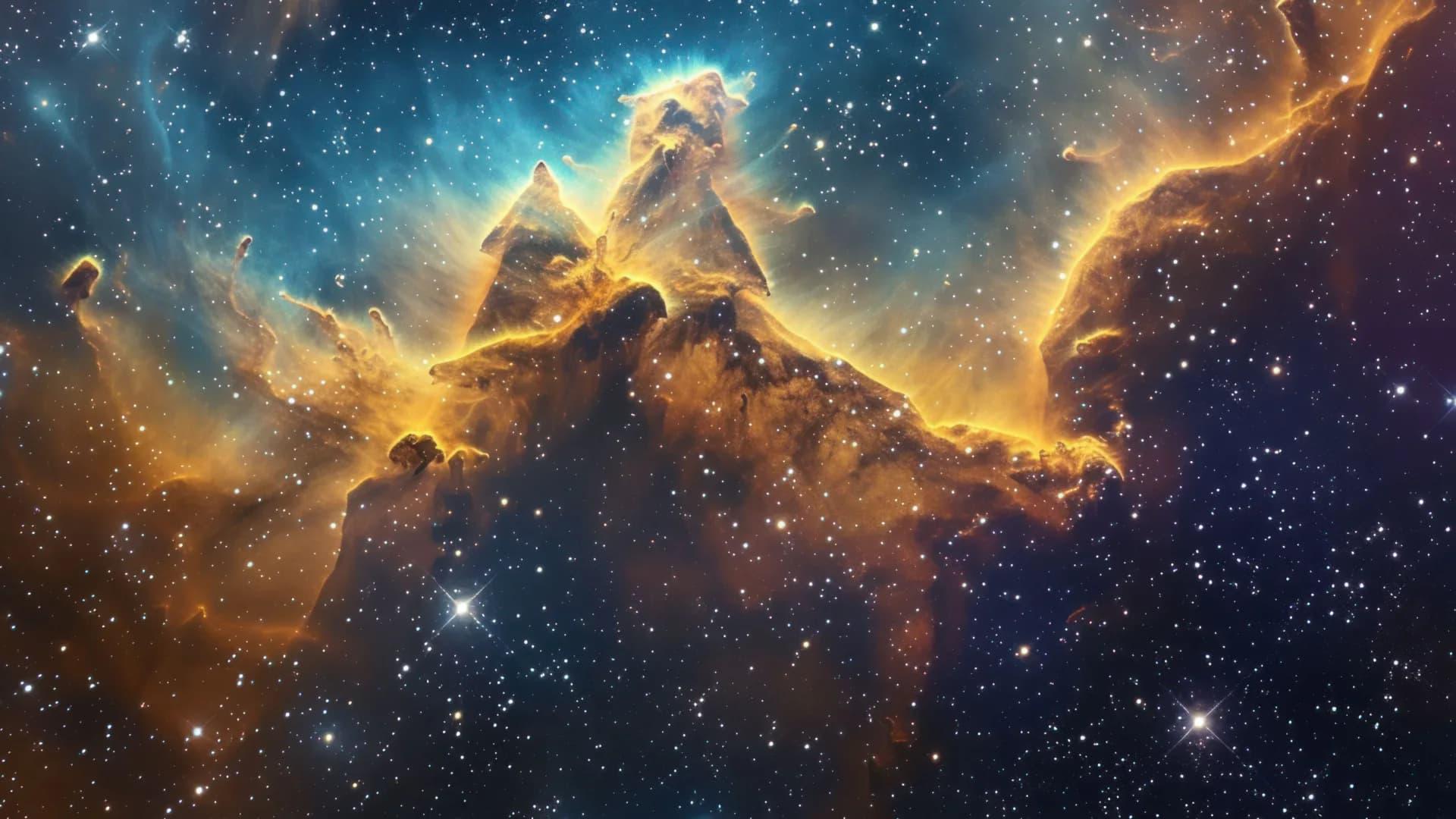 1920x1080 Nebula Starry Night NASA AI [1920x1080]